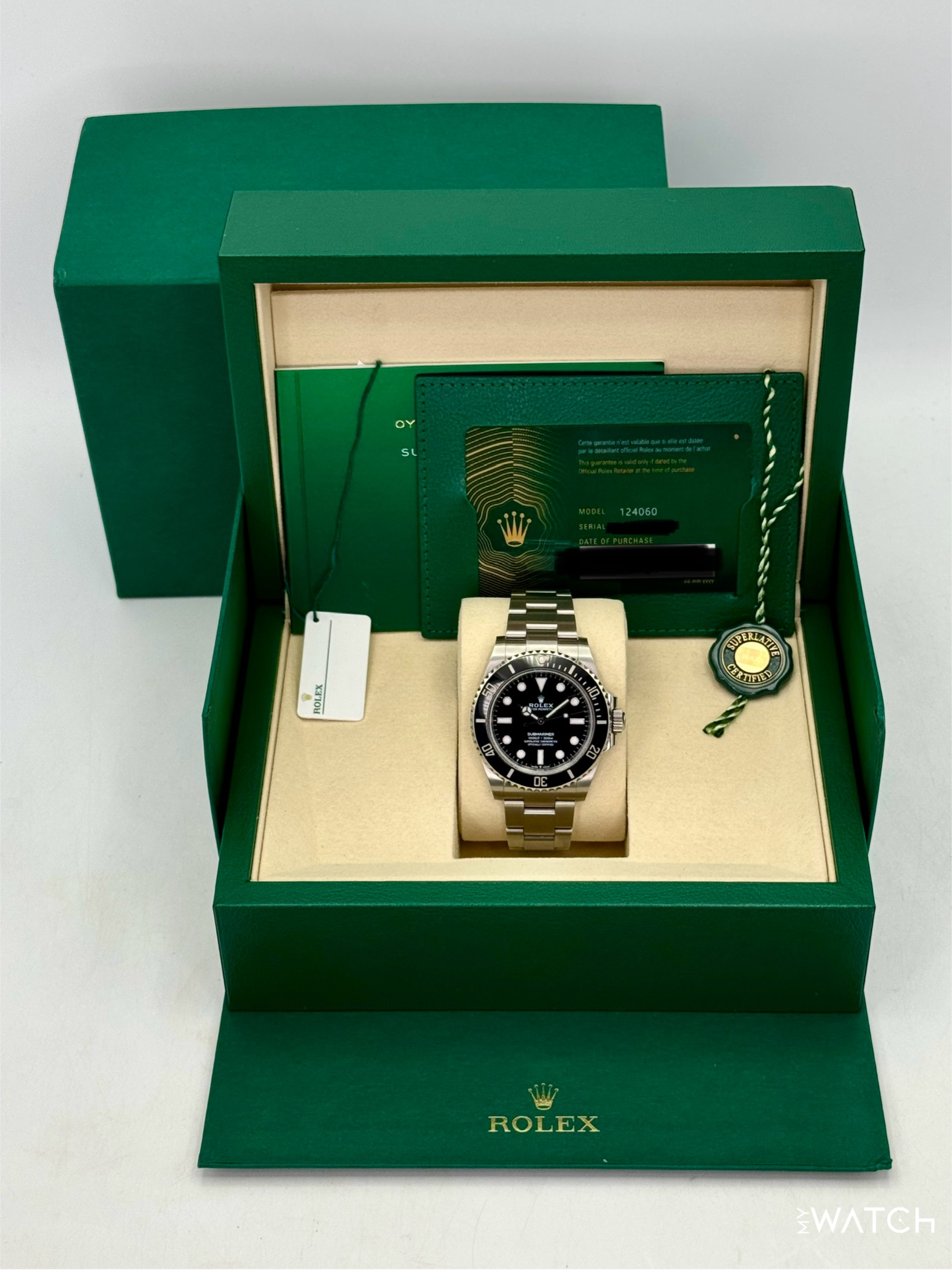 2025 Rolex Submariner 41mm 124060 Stainless Steel Black Dial - MyWatchLLC