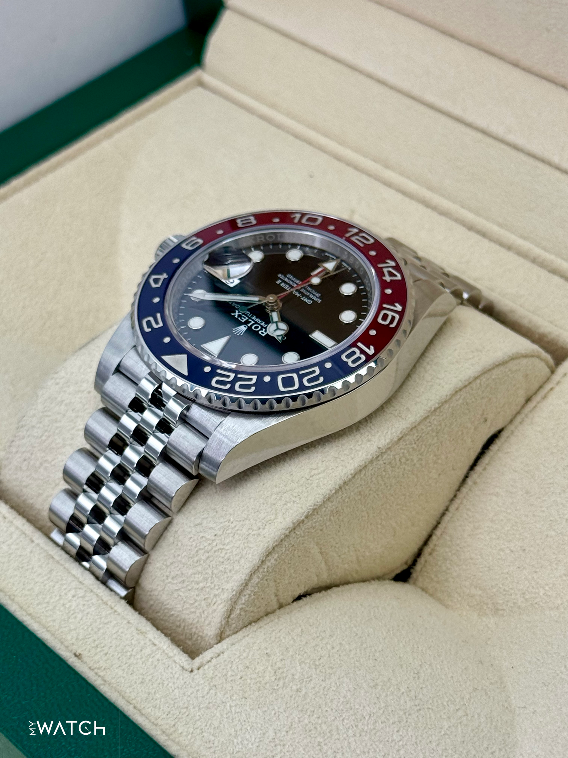 2020 Rolex GMT-Master II "Pepsi" 40mm 126710BLRO Jubilee (BOTH BRACELETS) - MyWatchLLC