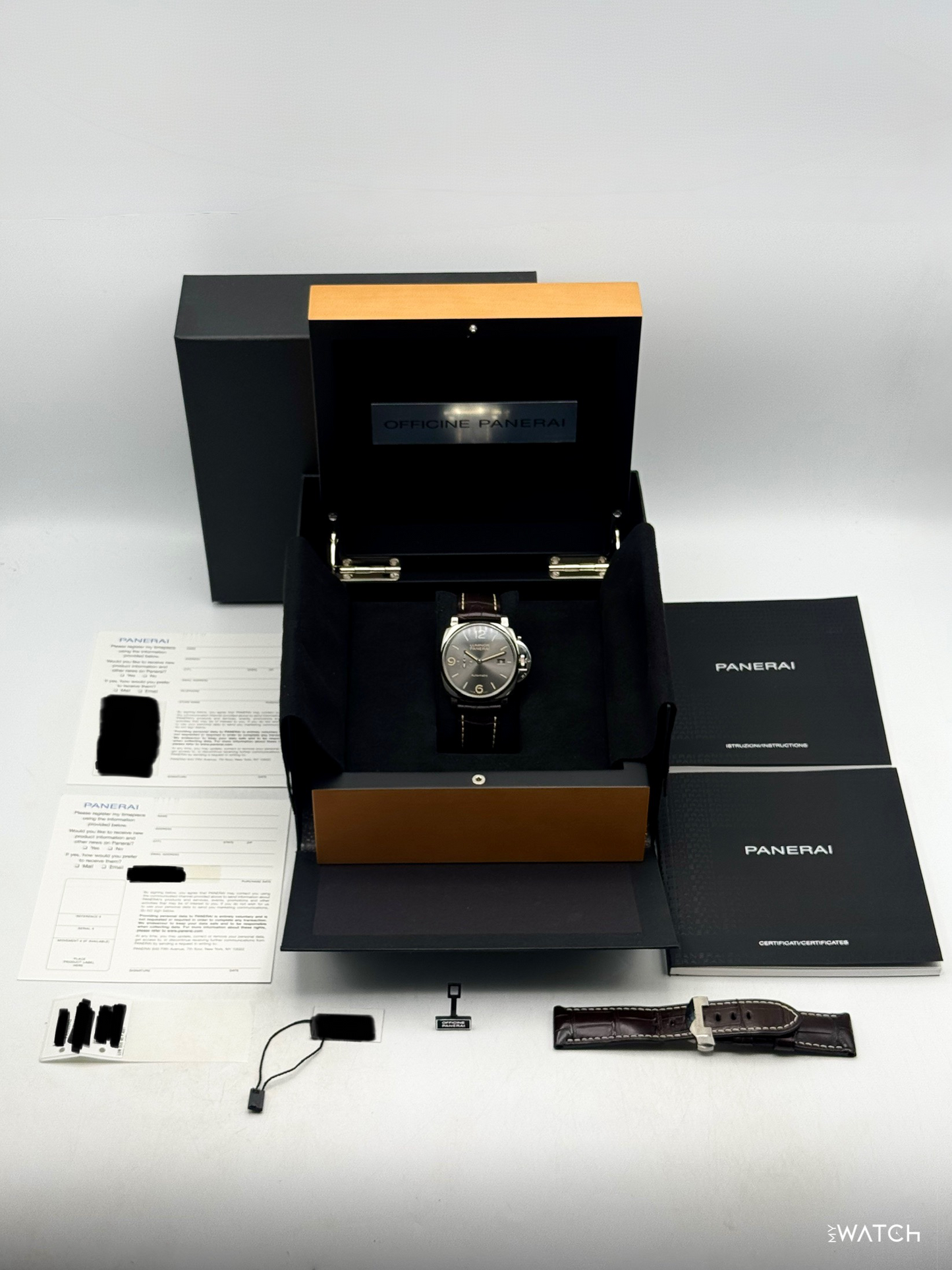 2018 Panerai Luminor Due 45mm PAM00943 Stainless Steel Grey Dial