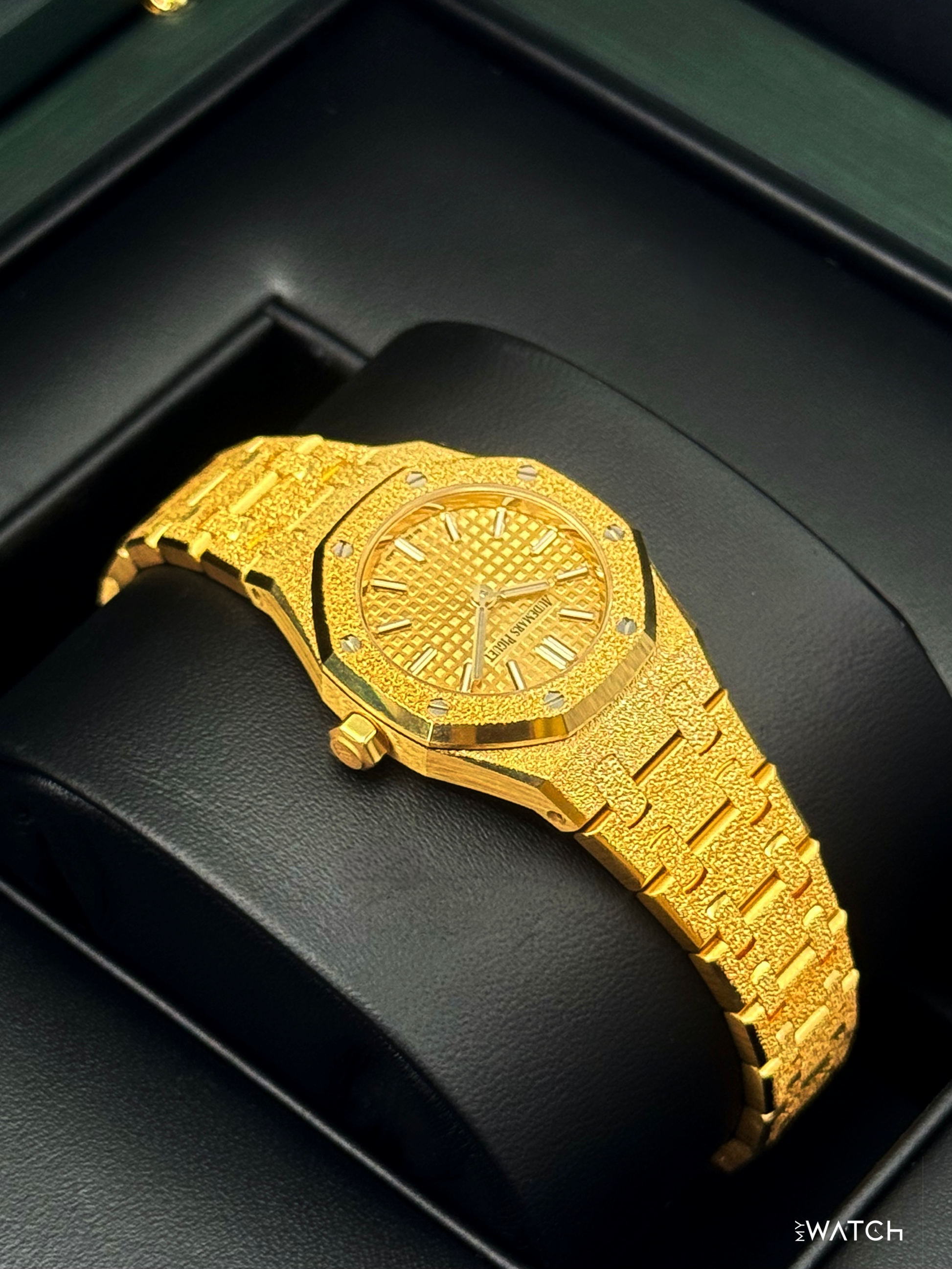 NEW 2026 Audemars Piguet Royal Oak Mini Frosted 23mm 67630BA Yellow Gold Dial - MyWatchLLC