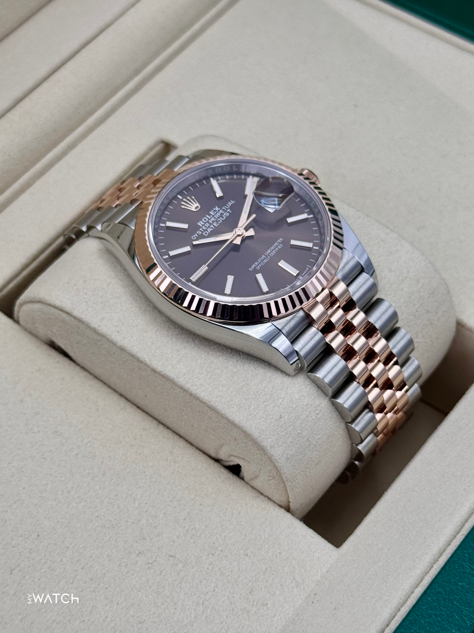 NEW 2025 Rolex Datejust 36mm 126231 Two-Tone Jubilee Chocolate Dial - MyWatchLLC
