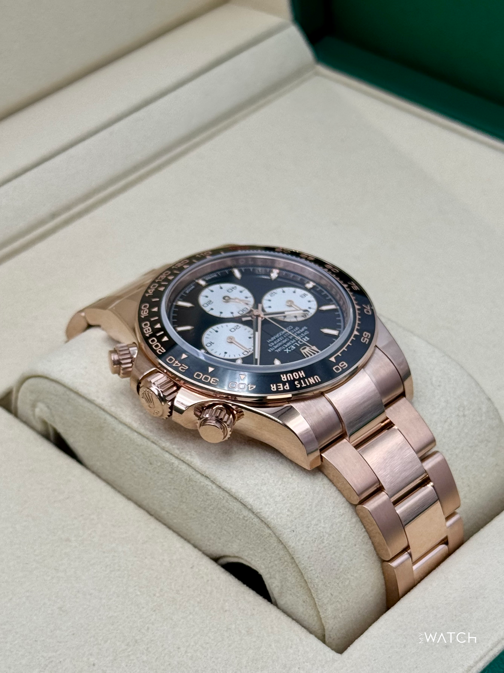 NEW 2025 Rolex Daytona "Le Mans" 40mm 126525LN Rose Gold Black Dial - MyWatchLLC