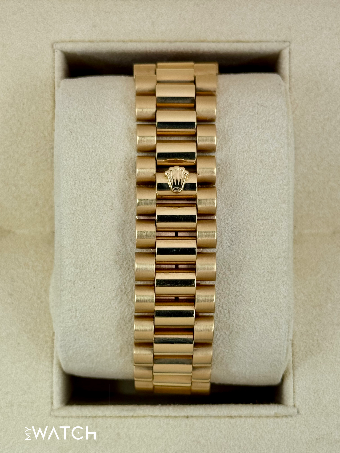 1989 Rolex Day-Date 36mm 18238 Presidential Champagne Wave Dial