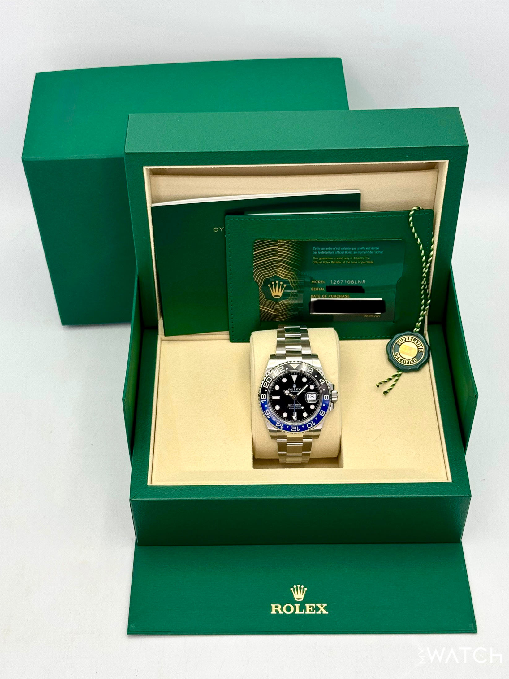 NEW 2025 Rolex GMT-Master II "Batman" 40mm 126710BLNR Oyster - MyWatchLLC