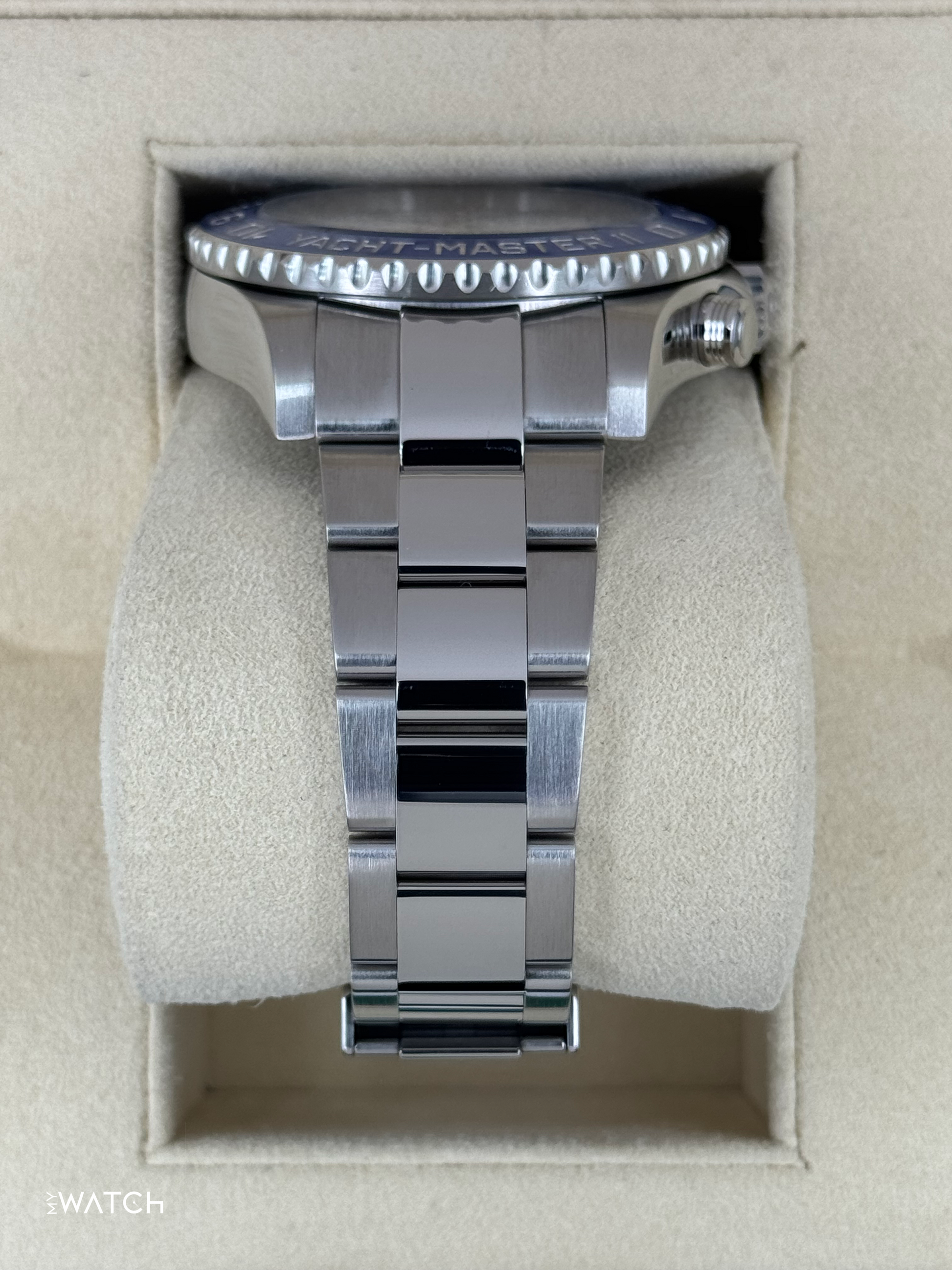 2016 Rolex Yacht-Master II 44mm 116680 Stainless Steel White Dial - MyWatchLLC