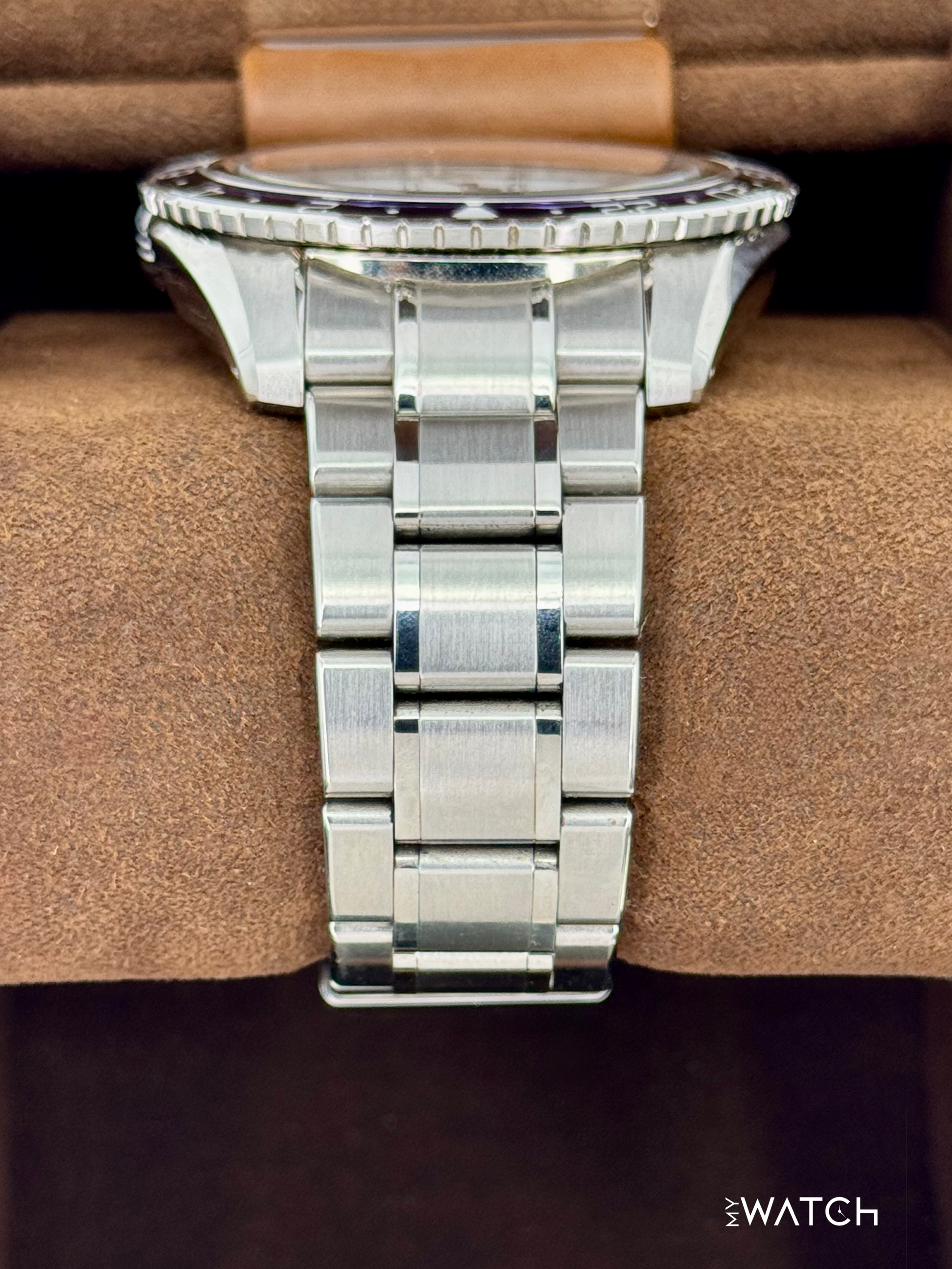 Grand Seiko GMT 44.2mm SBGJ237 Stainless Steel Blue Dial - MyWatchLLC