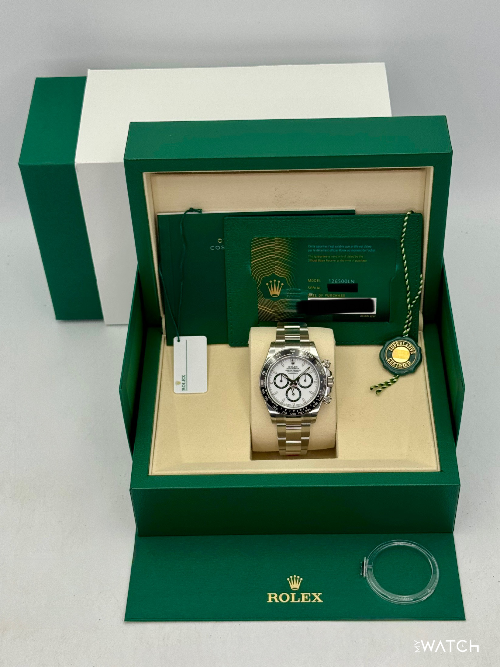 NEW 2026 Rolex Daytona 40mm 126500LN Stainless Steel Panda Dial (STICKERED) - MyWatchLLC