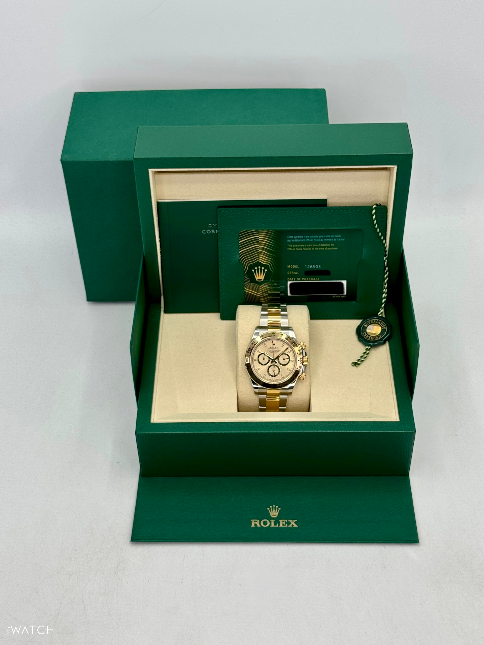 NEW 2025 Rolex Daytona 40mm 126503 Two-Tone Champagne Dial - MyWatchLLC