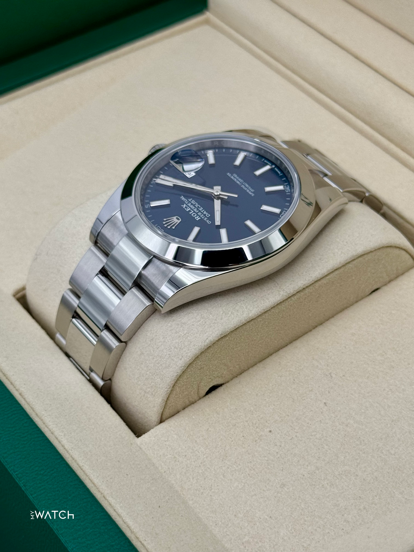 NEW 2025 Rolex Datejust 41mm 126300 Stainless Steel Oyster Blue Dial