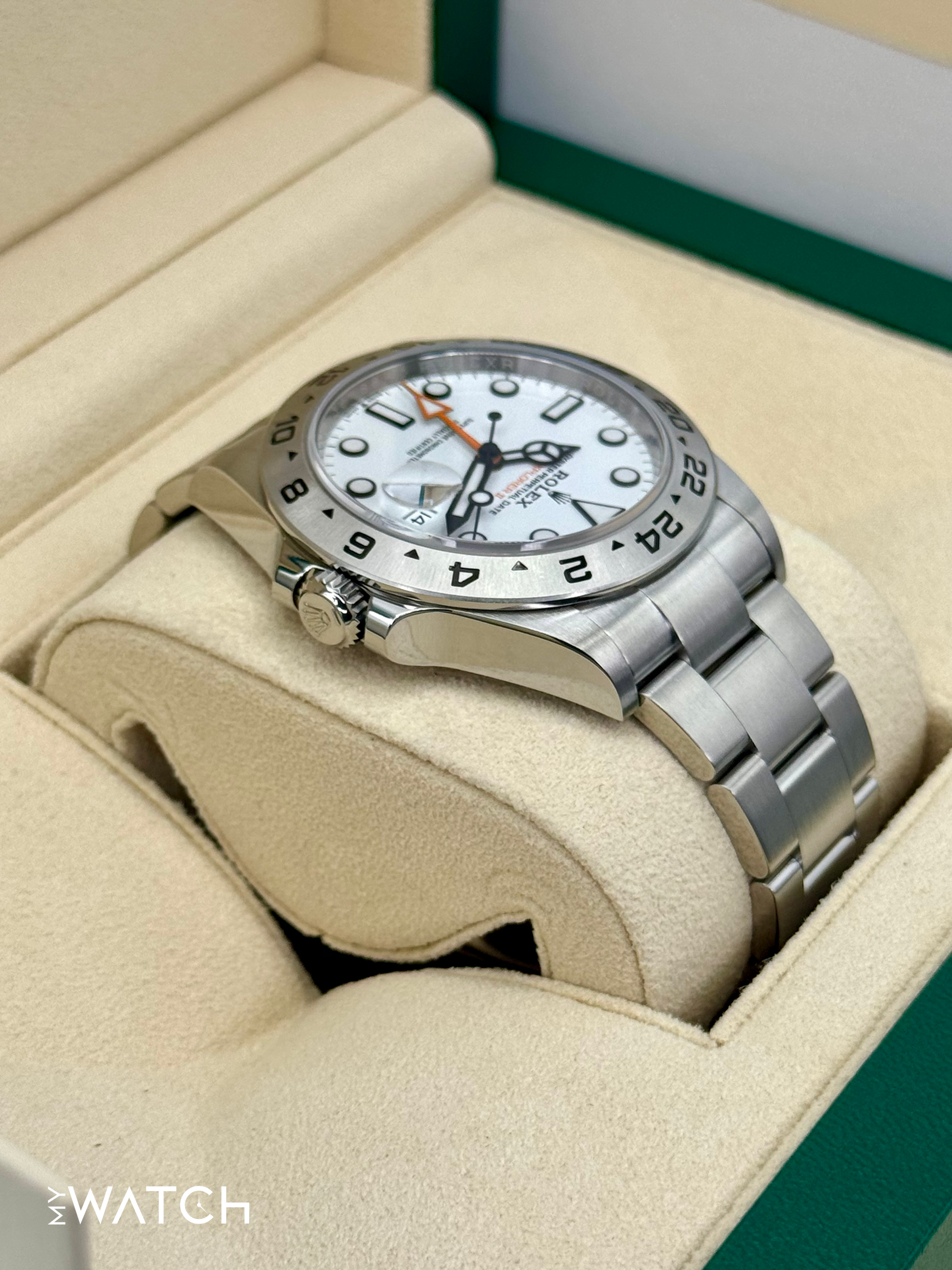 2023 Rolex Explorer II 42mm 226570 Polar White Dial - MyWatchLLC