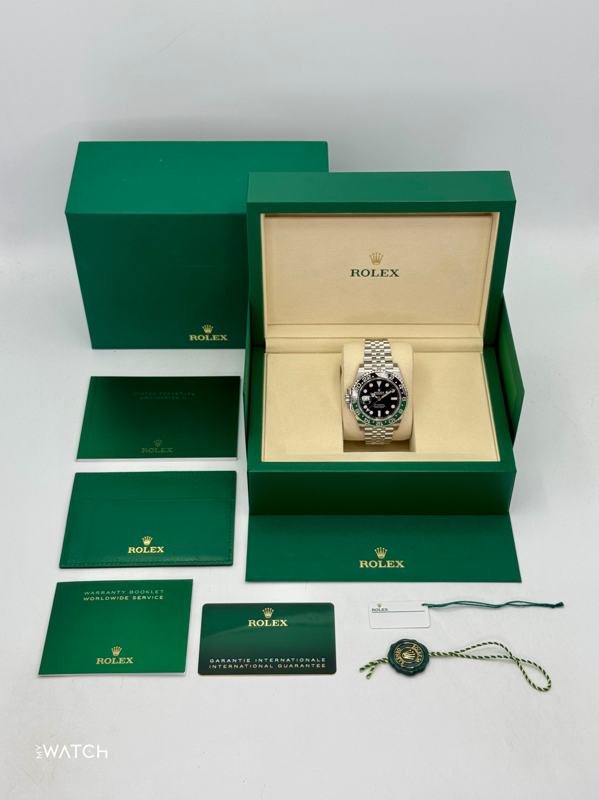 NEW 2025 Rolex GMT-Master II "Sprite" 40mm 126720VTNR Jubilee - MyWatchLLC