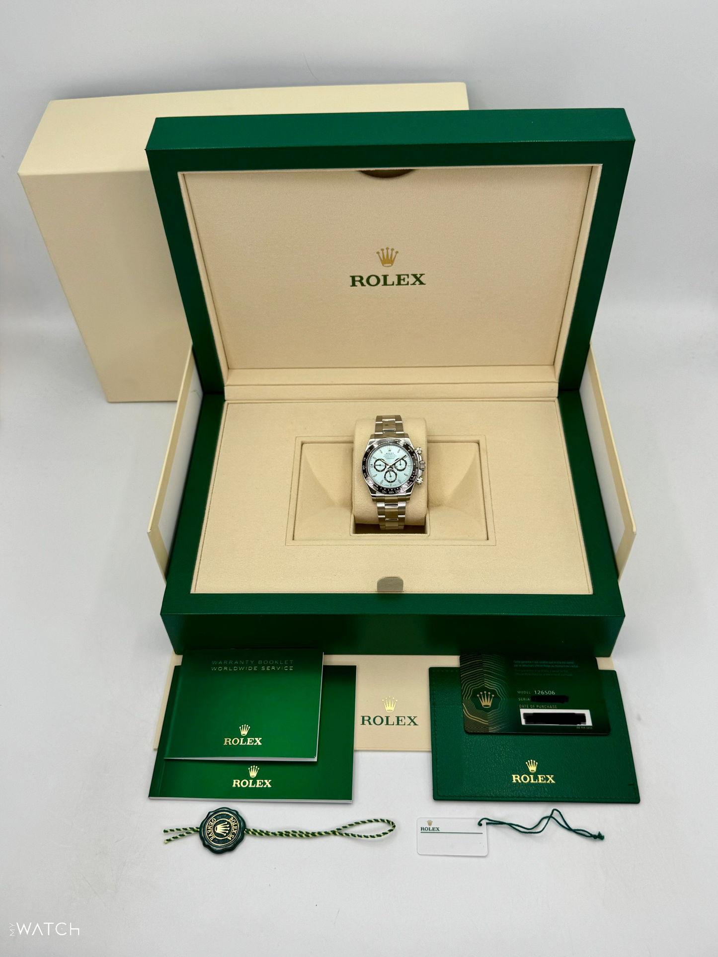 2023 Rolex Daytona 40mm 126506 Platinum Ice Blue Dial