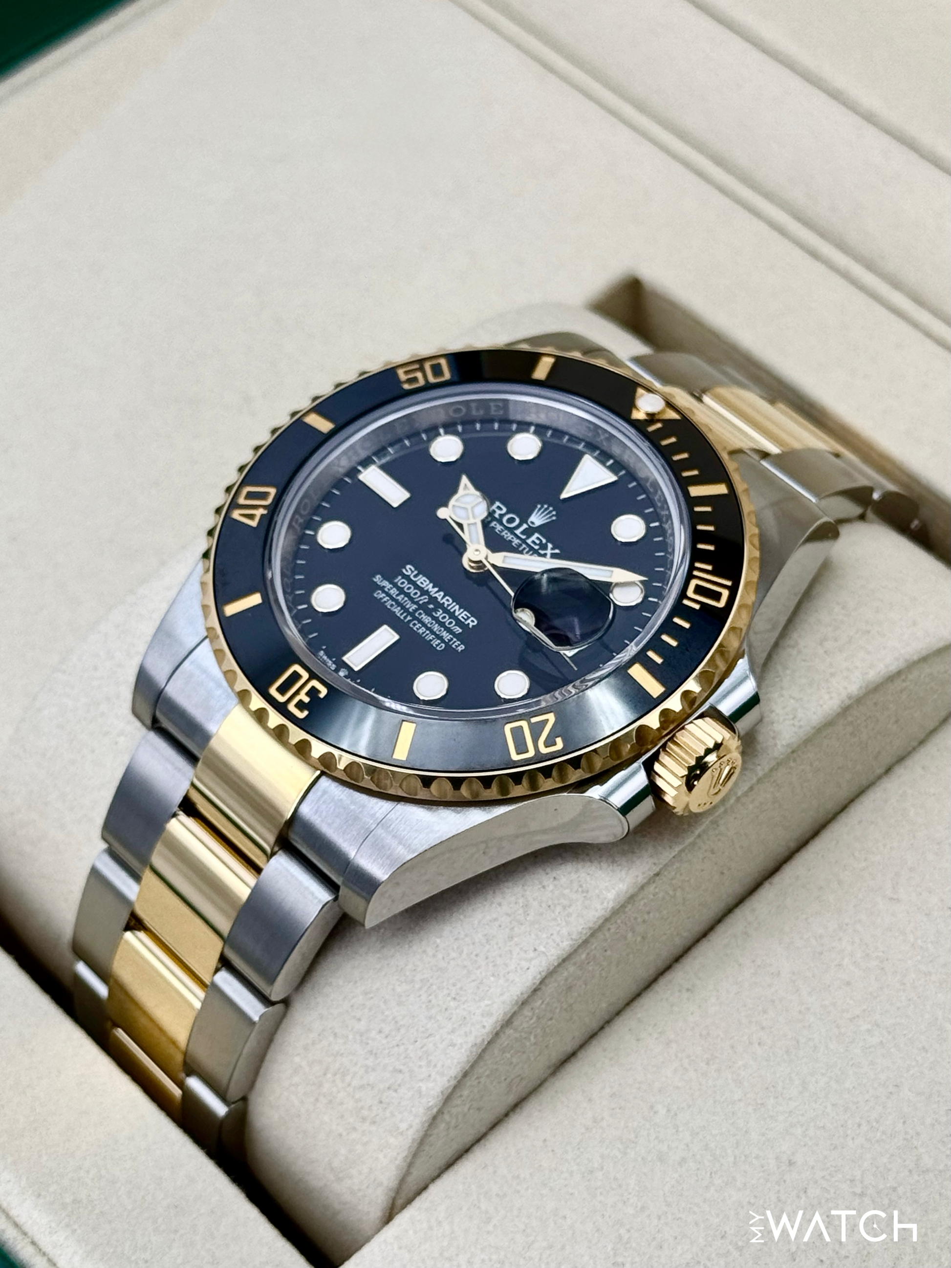 NEW 2025 Rolex Submariner 41mm 126613LN Two-Tone Black Dial - MyWatchLLC