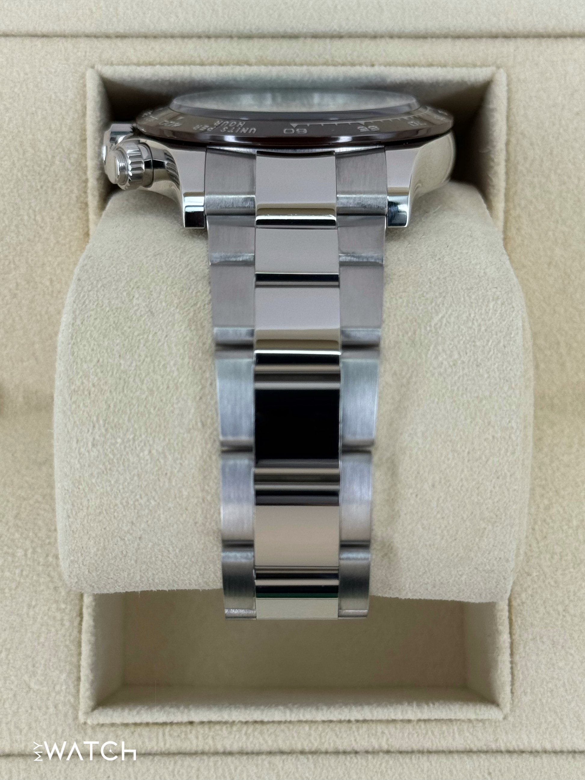 2022 Rolex Daytona 40mm 116506 Platinum Ice Blue Diamond Baguette Dial - MyWatchLLC