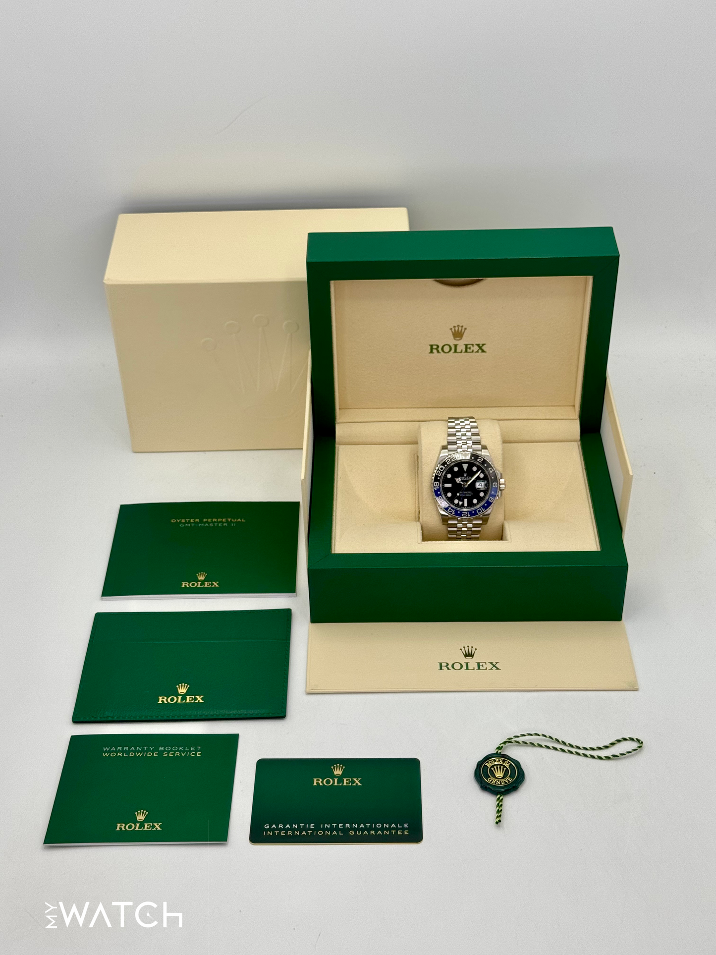 2023 Rolex GMT-Master II "Batgirl" 40mm 126710BLNR Jubilee Black Dial - MyWatchLLC