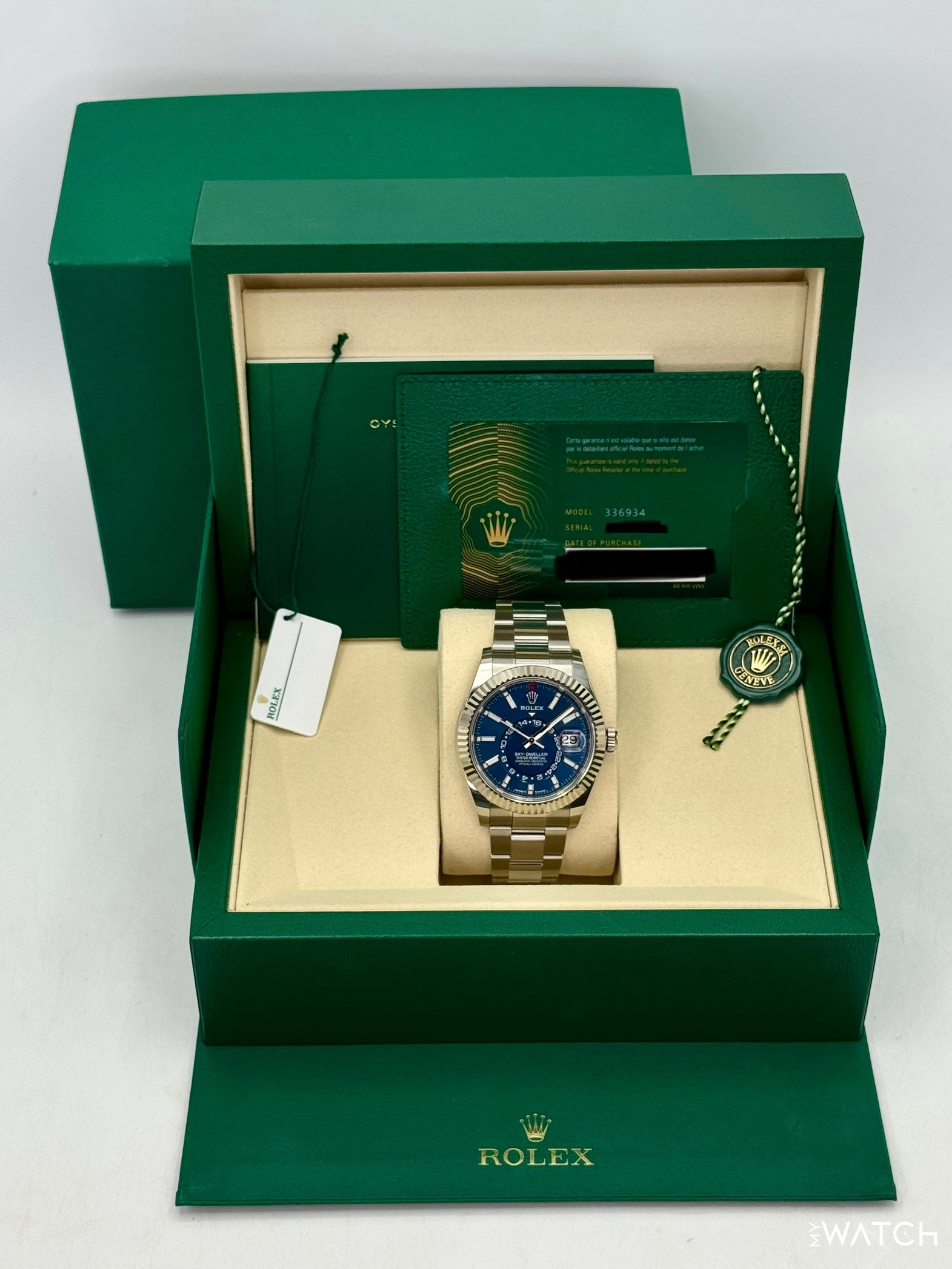 NEW 2026 Rolex Sky-Dweller 42mm 336934 Oyster Blue Dial - MyWatchLLC
