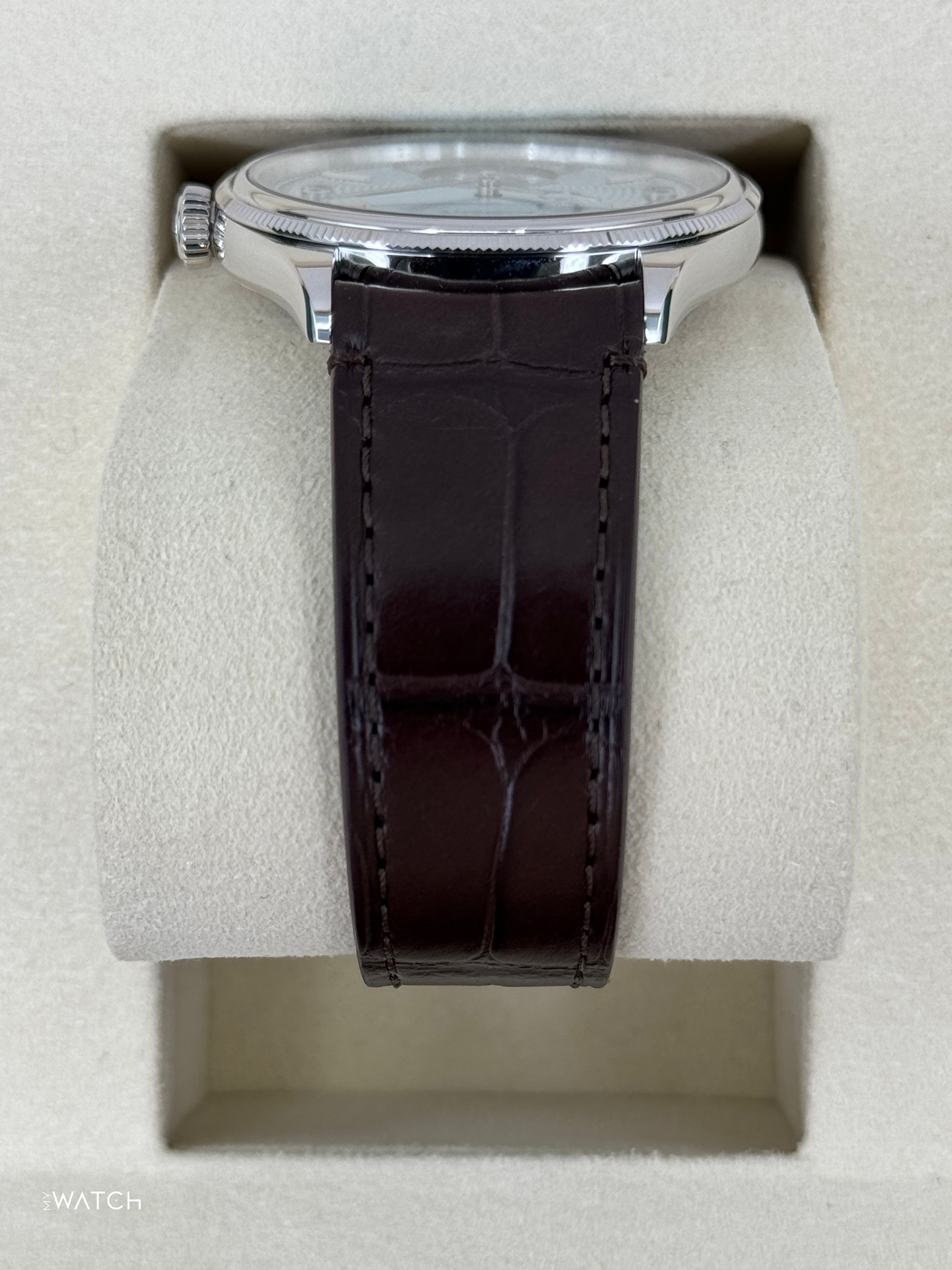 NEW 2025 Rolex 1908 39mm 52506 Platinum Ice Blue Dial - MyWatchLLC