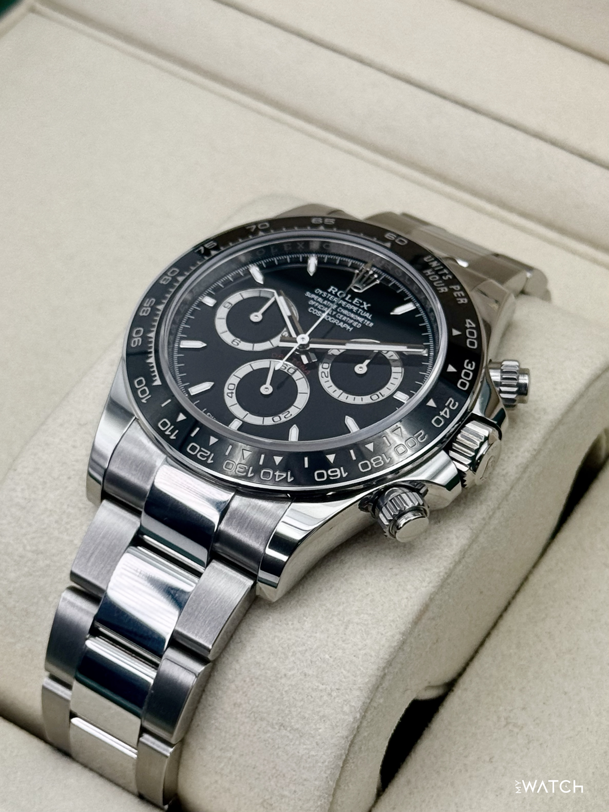 2025 Rolex Daytona 40mm 126500LN Stainless Steel Black Dial - MyWatchLLC