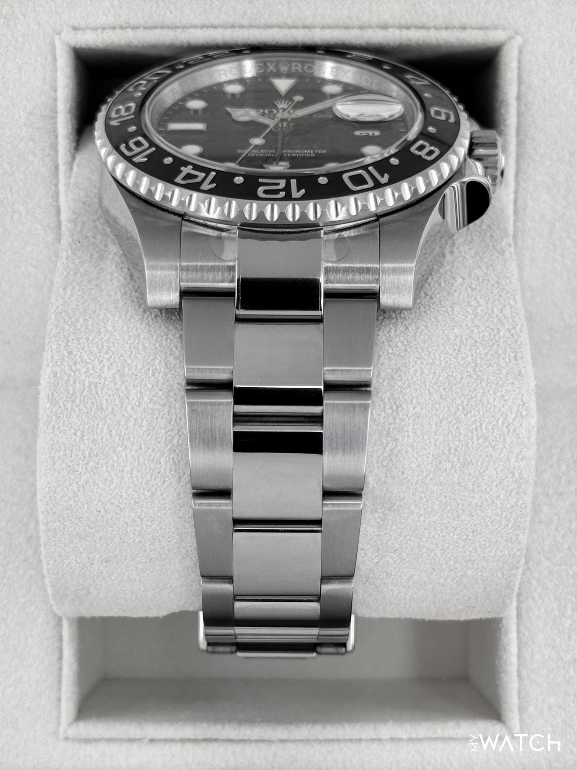 2015 Rolex GMT-Master II 40mm 116710LN Stainless Steel Black Dial - MyWatchLLC