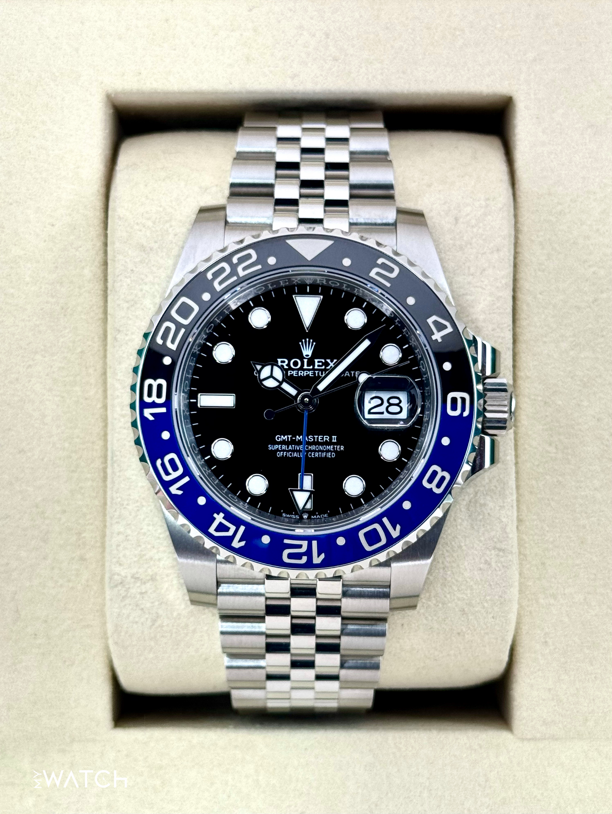 NEW 2025 Rolex GMT-Master II "Batgirl" 40mm 126710BLNR Jubilee - MyWatchLLC