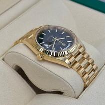 NEW 2025 Rolex Day-Date 40mm 228238 Yellow Gold Black Dial - MyWatchLLC