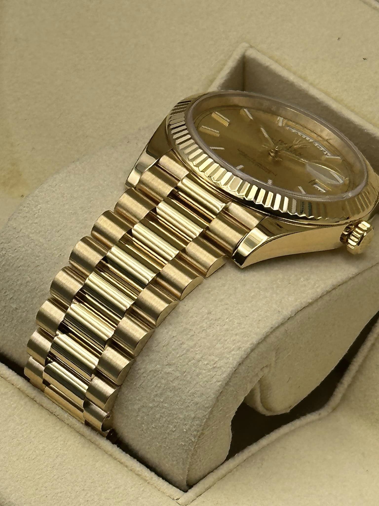 2020 Rolex Day-Date 40mm 228238 Yellow Gold Champagne Dial - MyWatchLLC