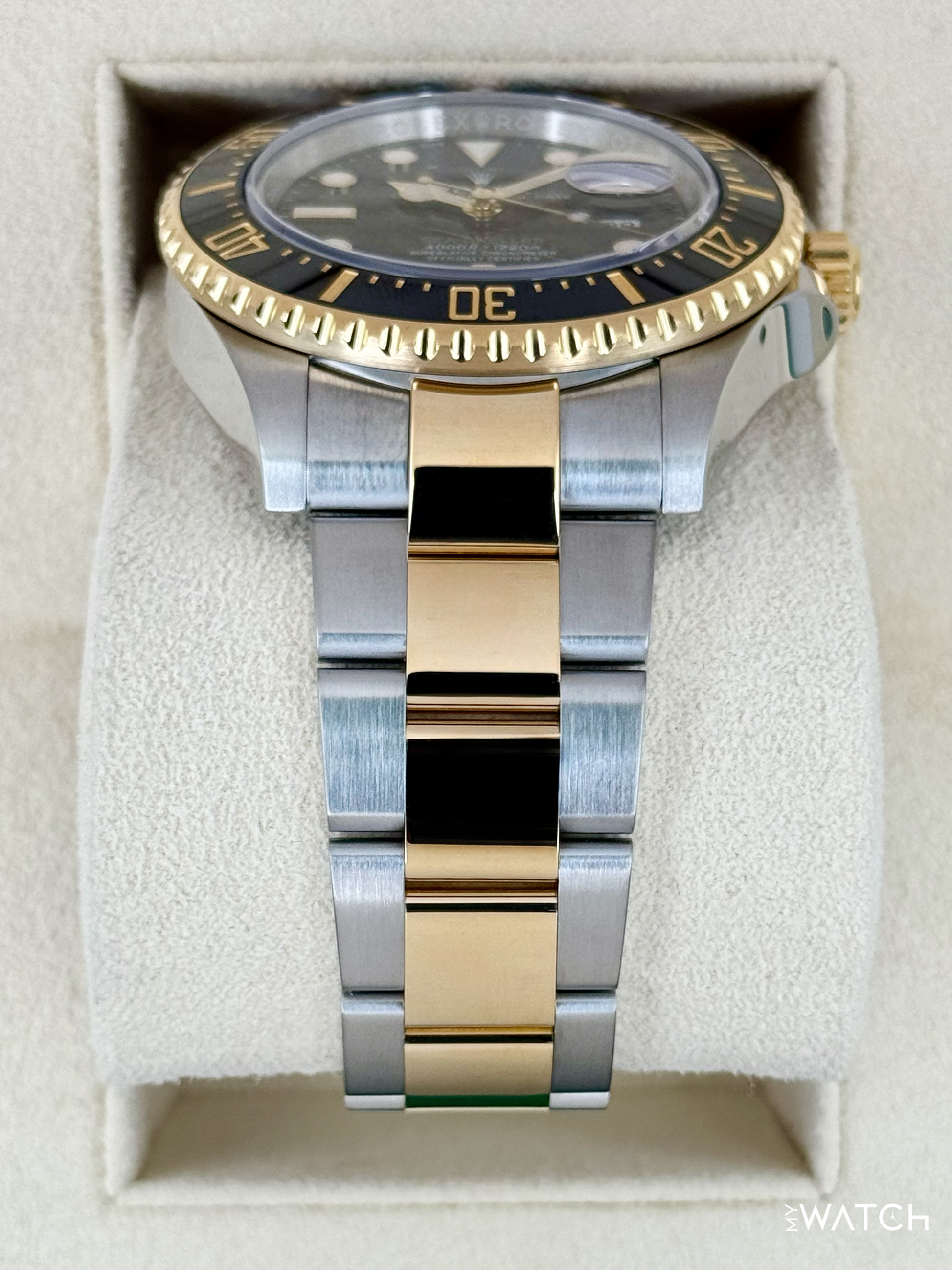 2022 Rolex Sea-Dweller 43mm 126603 Two-Tone Black Dial - MyWatchLLC