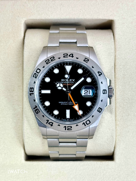 NEW 2025 Rolex Explorer II 42mm 226570 Black Dial - MyWatchLLC