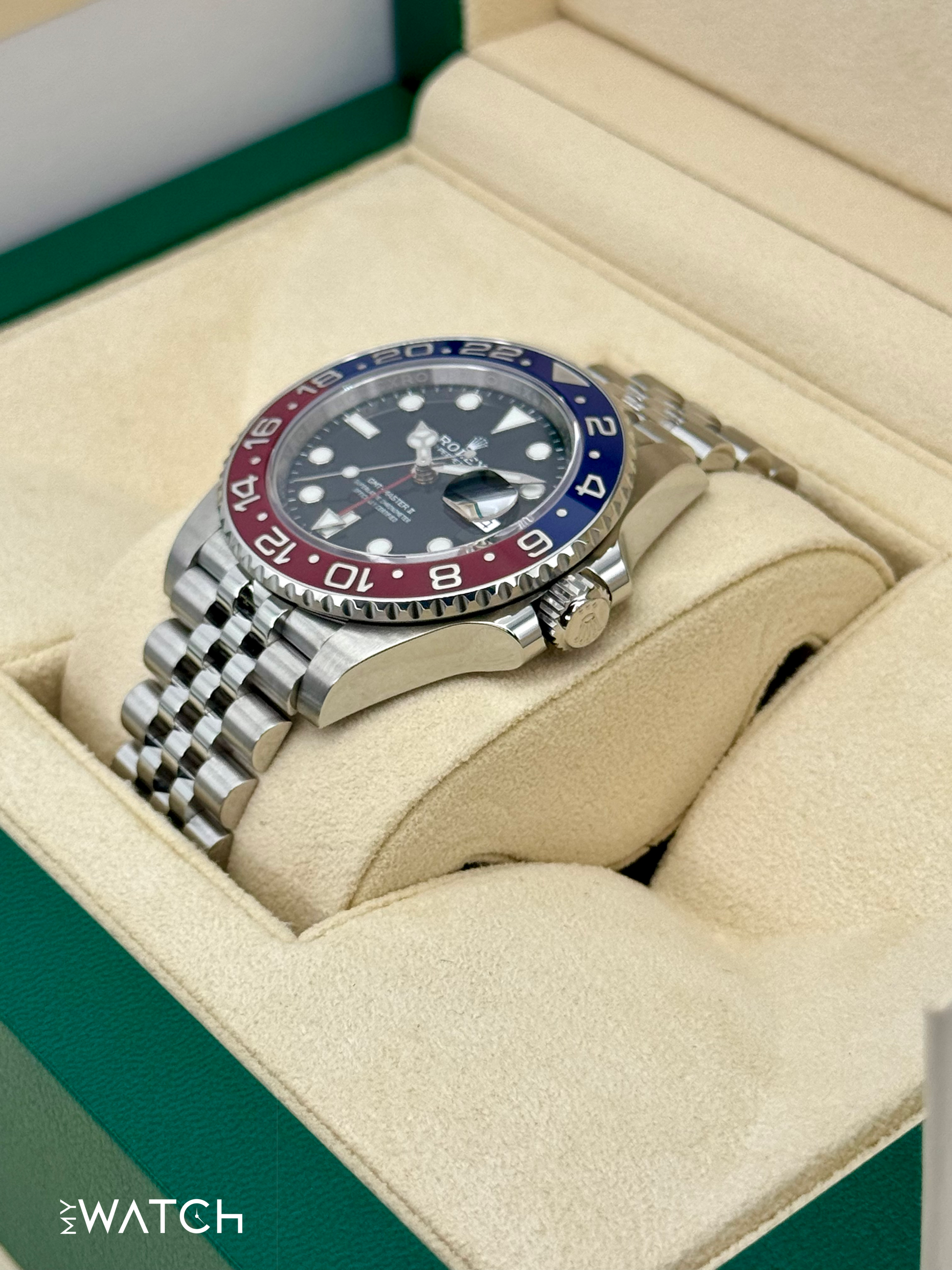 2021 Rolex GMT-Master II "Pepsi" 40mm 126710BLRO Jubilee - MyWatchLLC
