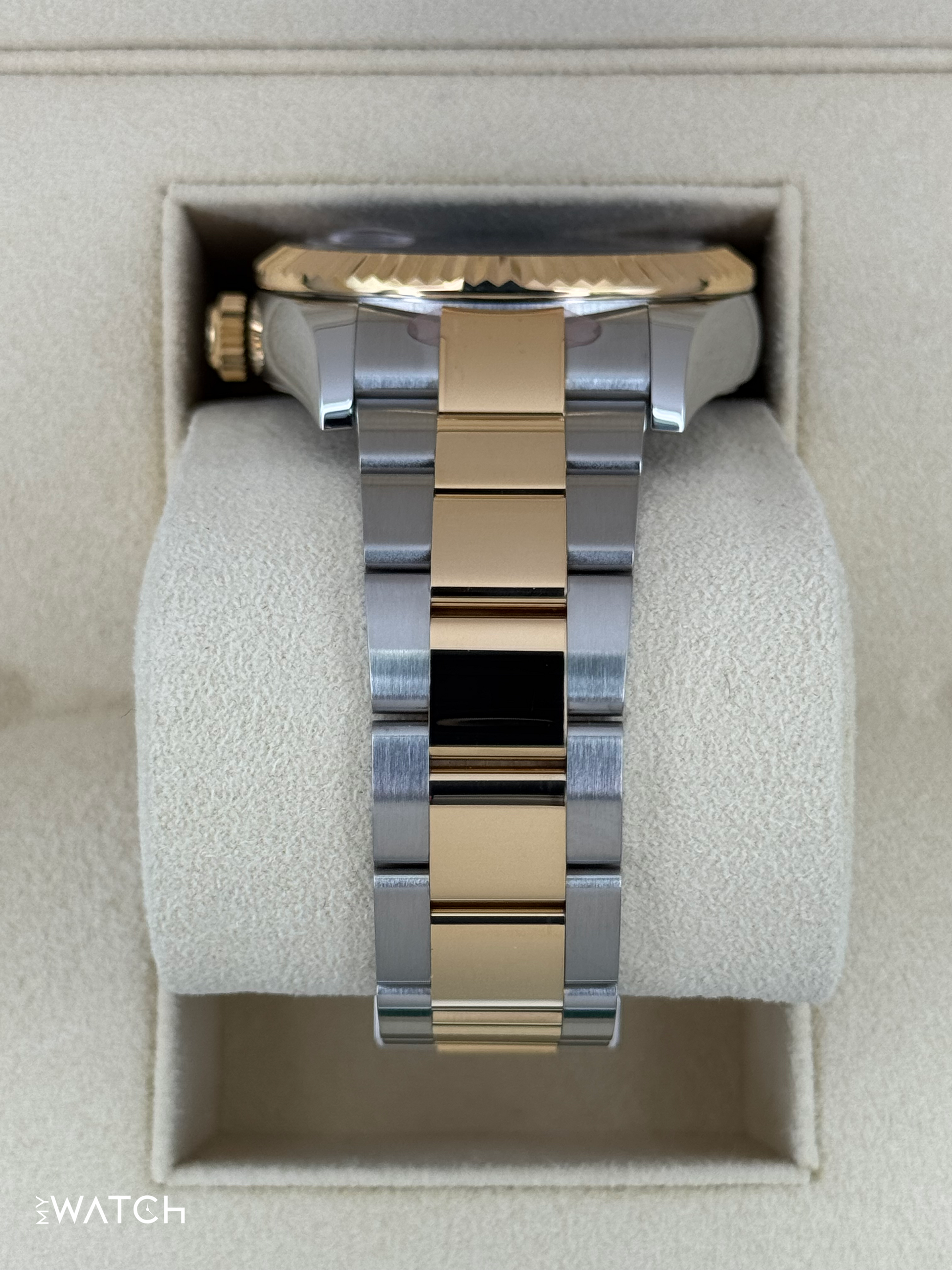 2022 Rolex Sky-Dweller 42mm 326933 Two-Tone Oyster Black Dial - MyWatchLLC