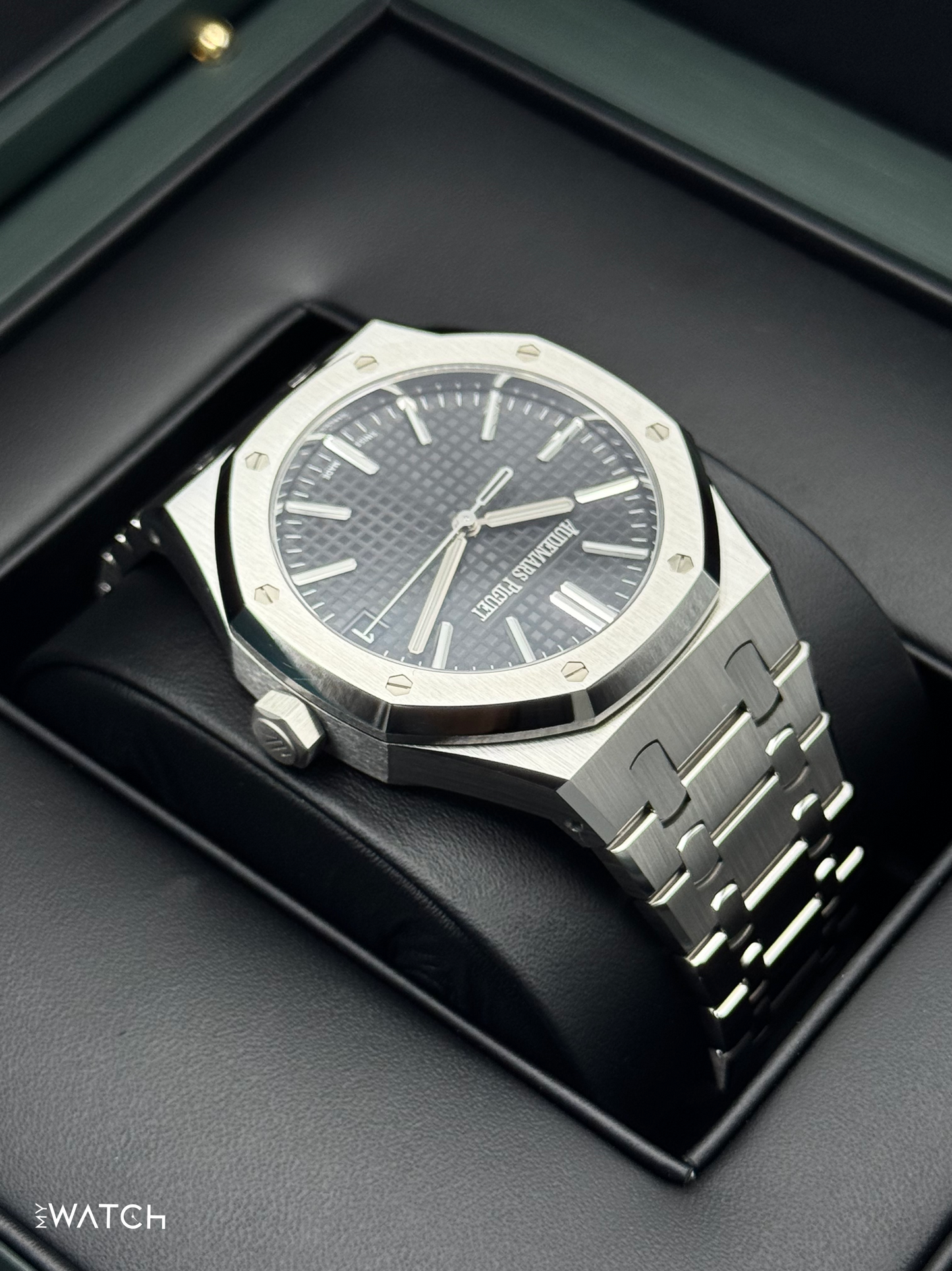 2025 Audemars Piguet Royal Oak 41mm 15510ST Stainless Steel Black Dial - MyWatchLLC