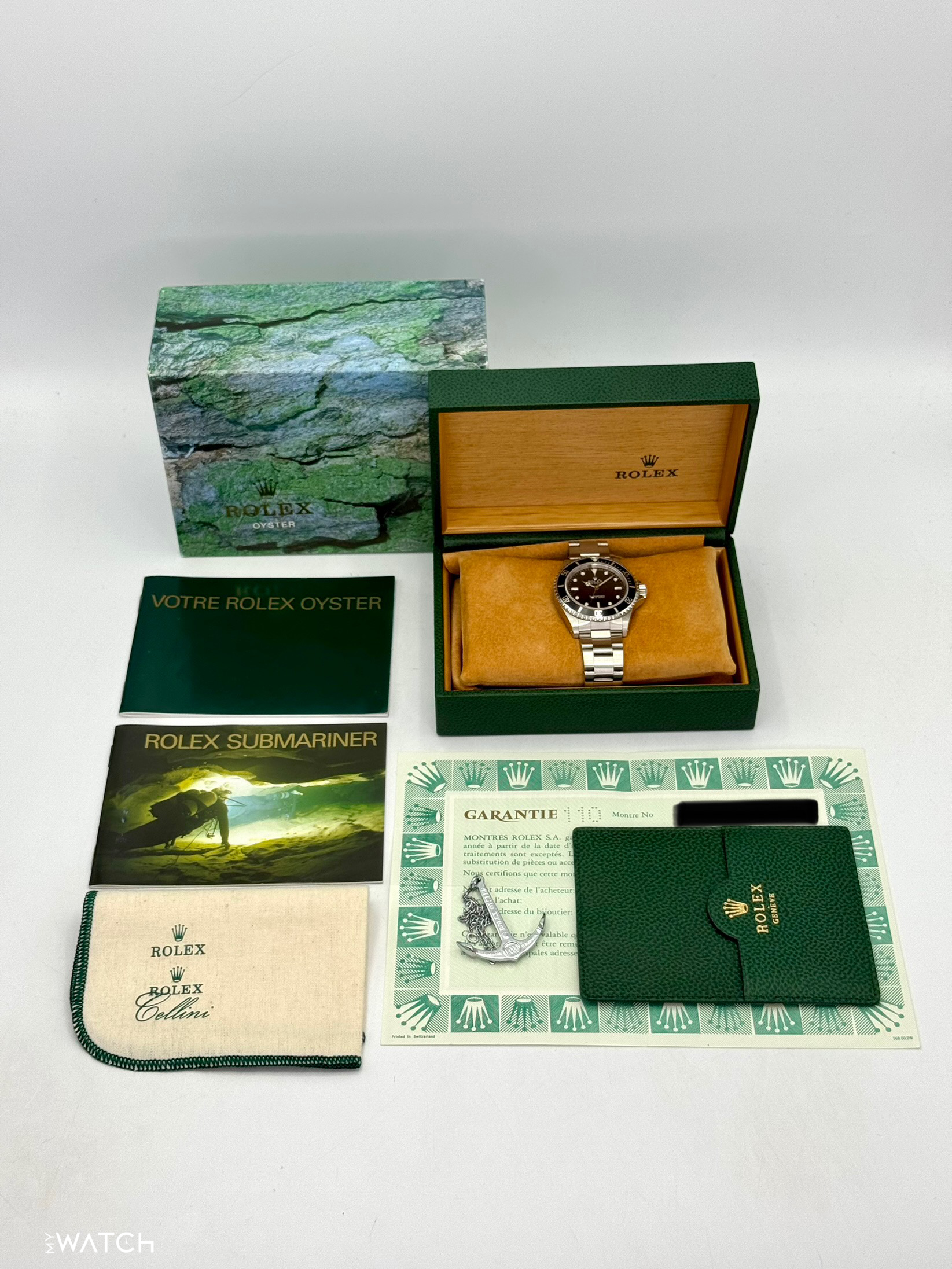 2001 Rolex Submariner 40mm 14060M Stainless Steel Two-Liner Black Dial - MyWatchLLC