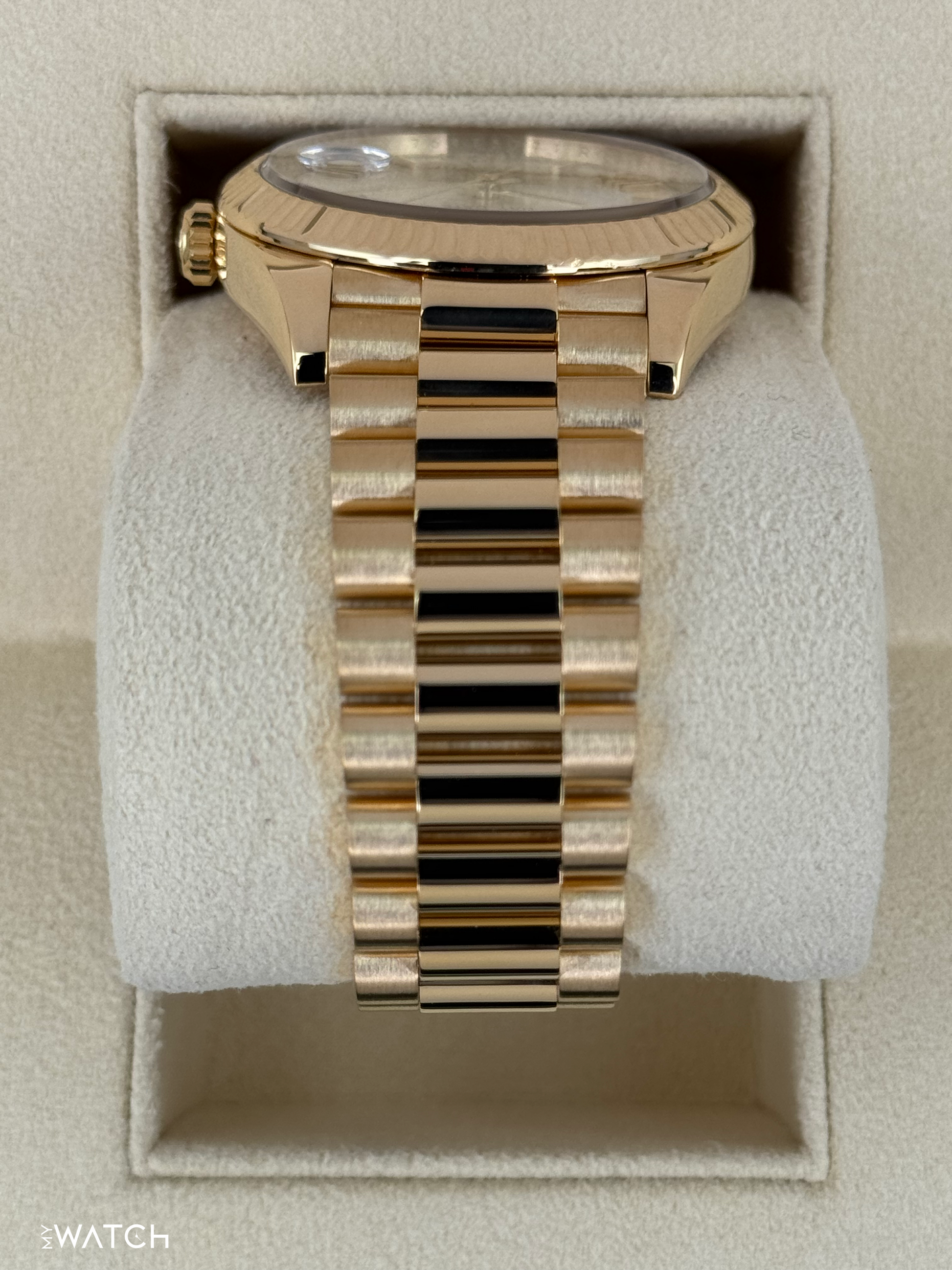 2023 Rolex Day-Date 40mm 228238 Presidential Silver Dial - MyWatchLLC