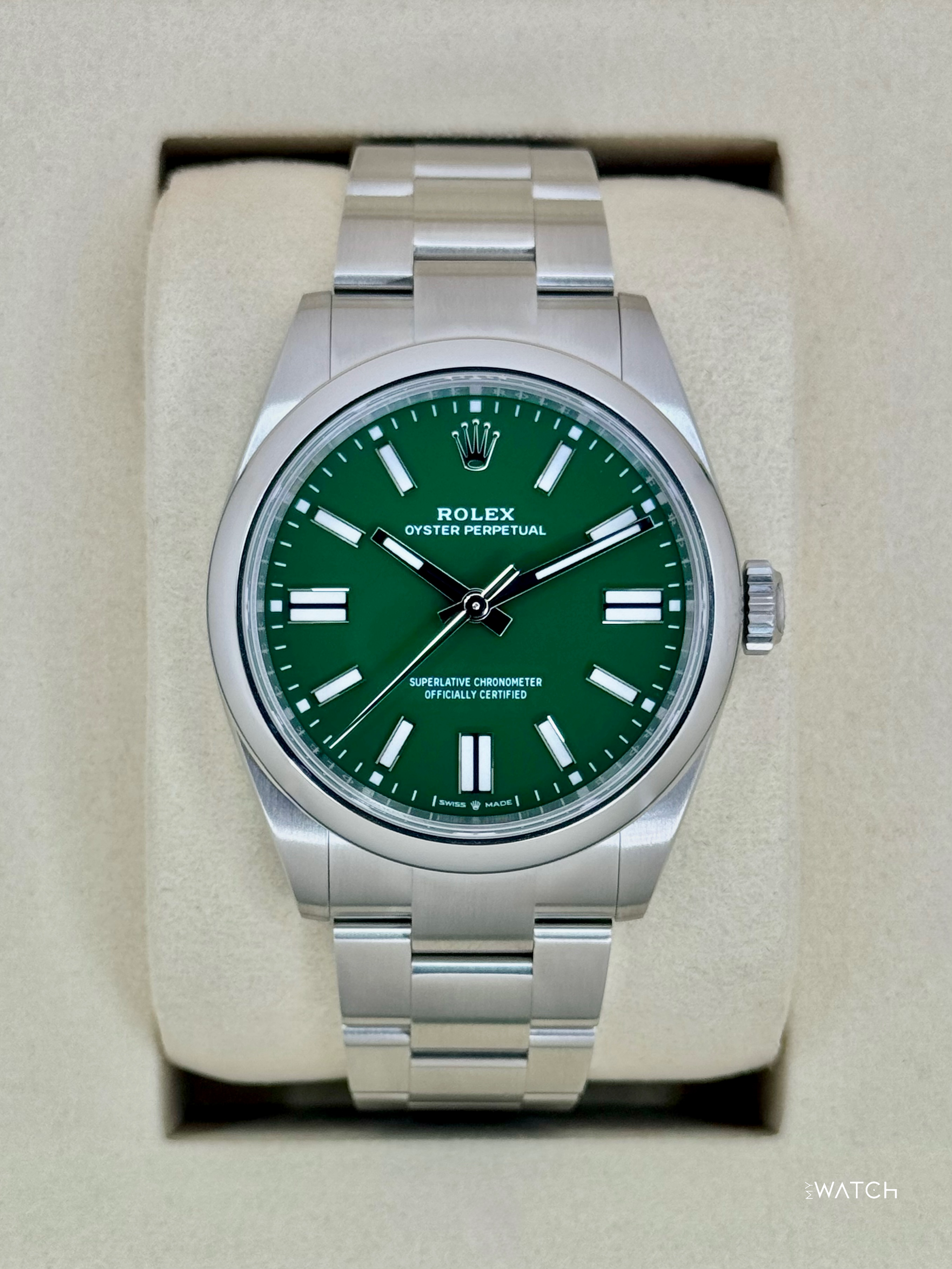 NEW 2025 Rolex Oyster Perpetual 41mm 134300 Green Dial