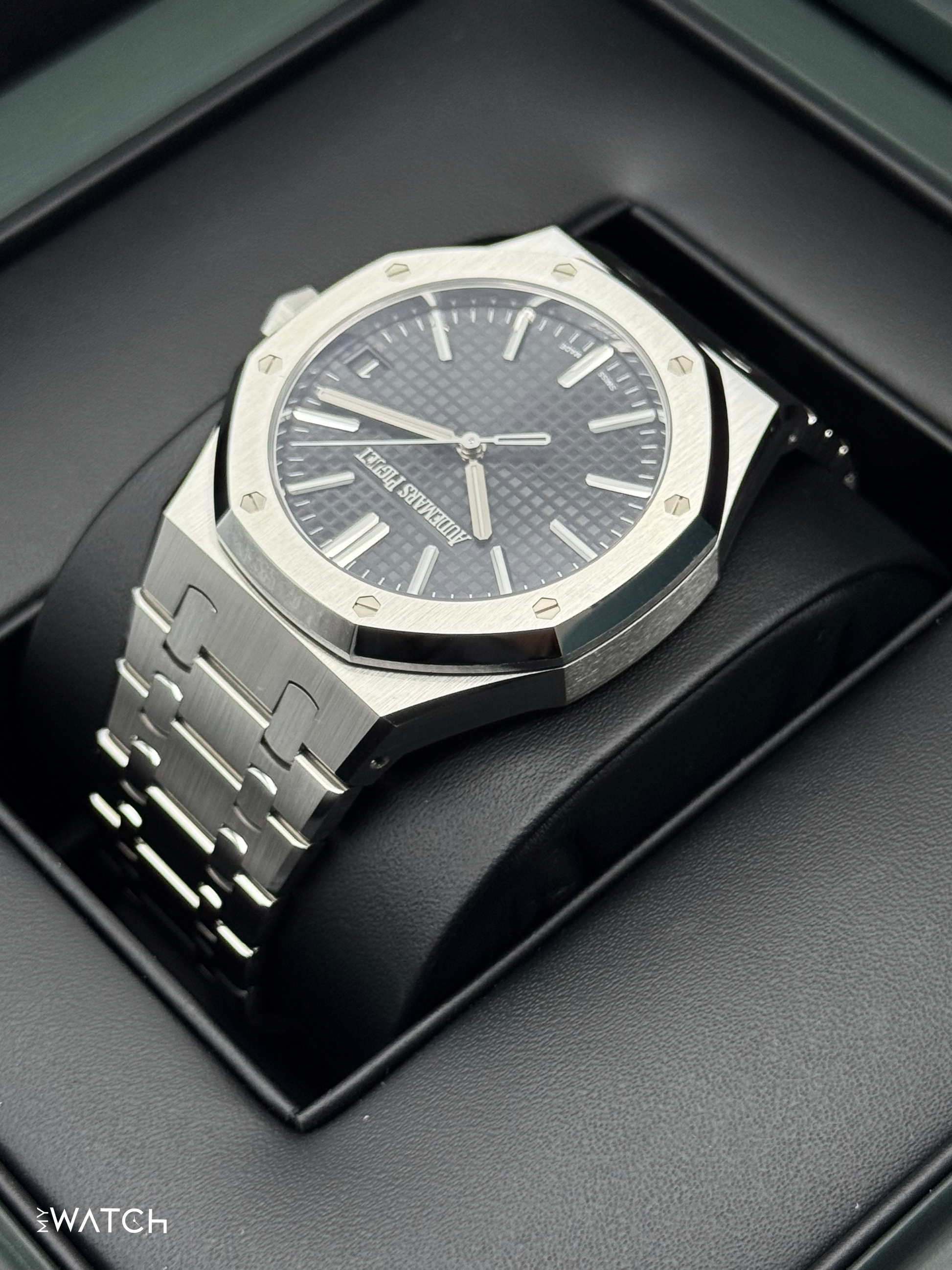 2025 Audemars Piguet Royal Oak 41mm 15510ST Stainless Steel Black Dial - MyWatchLLC