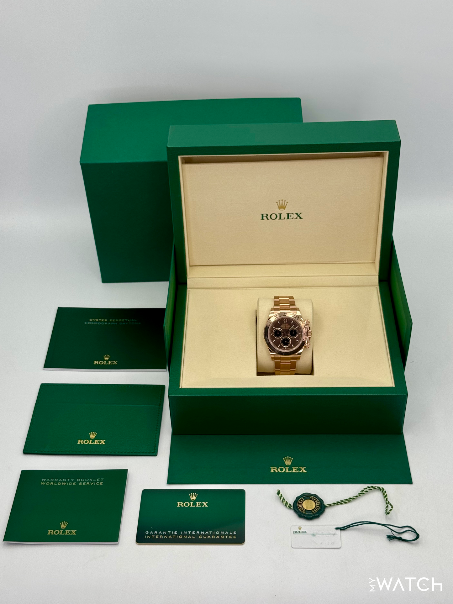 2025 Rolex Daytona 40mm 126505 Rose Gold Chocolate Dial