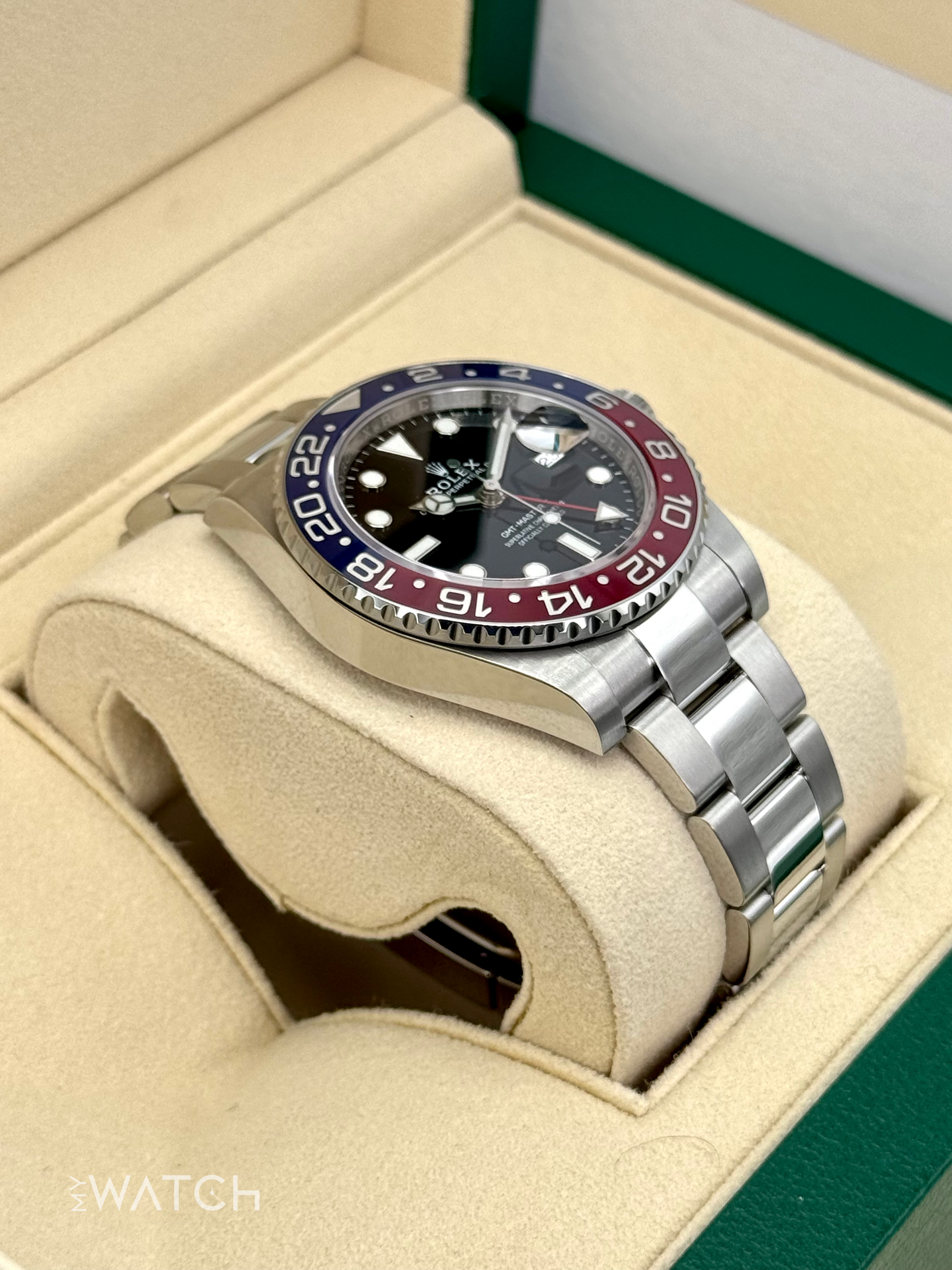 2022 Rolex GMT-Master II "Pepsi" 40mm 126710BLRO Oyster - MyWatchLLC