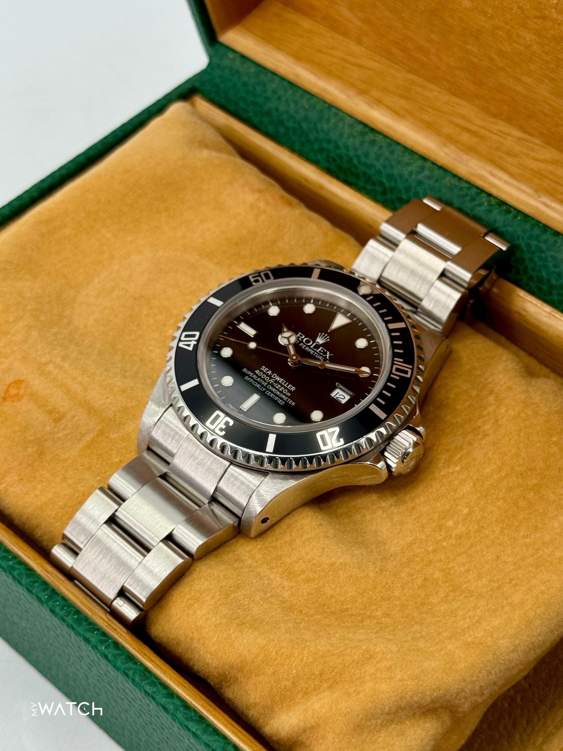 2001 Rolex Sea-Dweller 40mm 16600 Stainless Steel Black Dial "Collectors Set" - MyWatchLLC