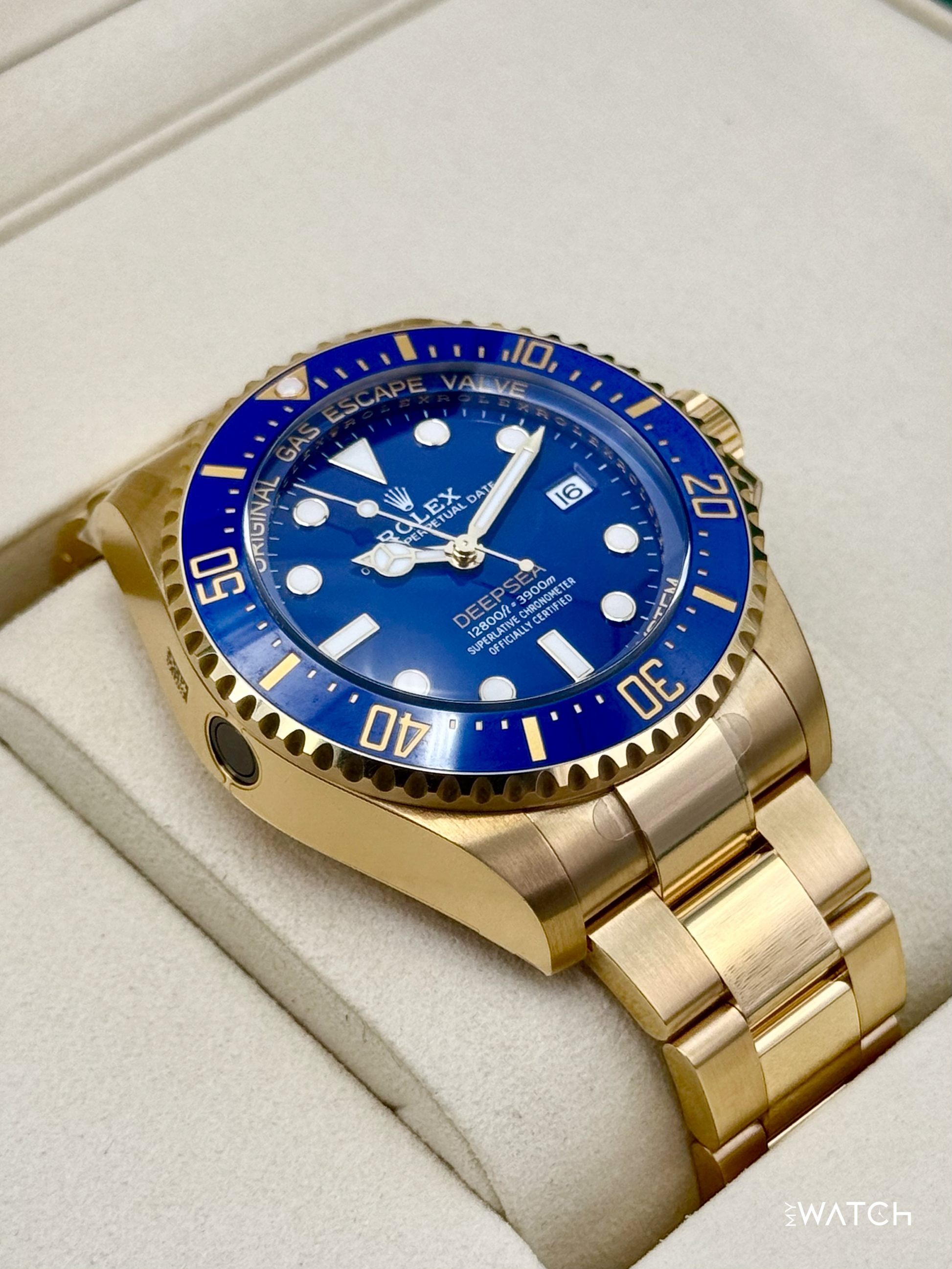 NEW 2026 Rolex Deepsea 44mm 136668LB Yellow Gold Blue Dial (STICKERED) - MyWatchLLC