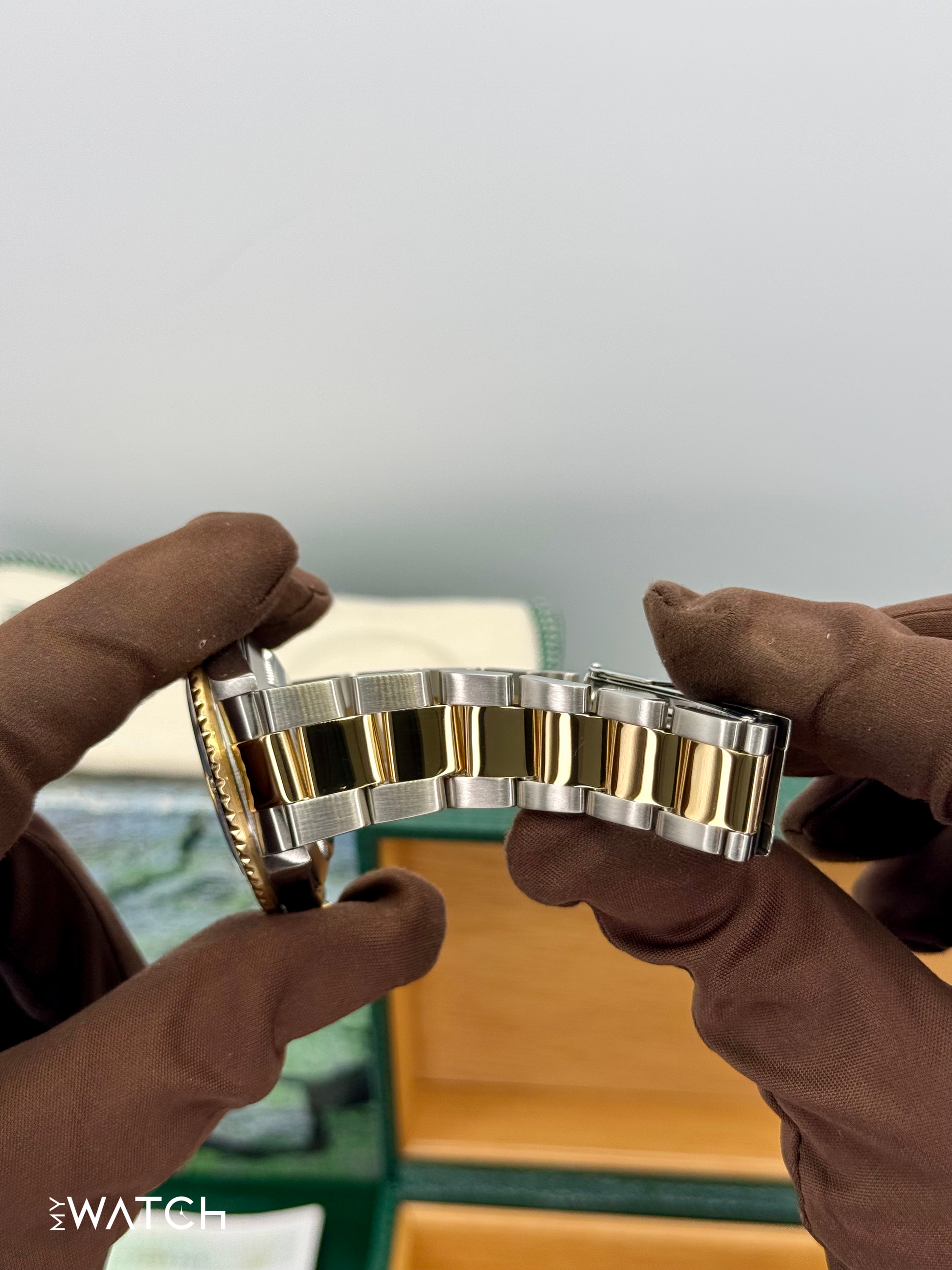 2004 Rolex Submariner "Bluesy" 40mm 16613 Two-Tone Blue Dial - MyWatchLLC