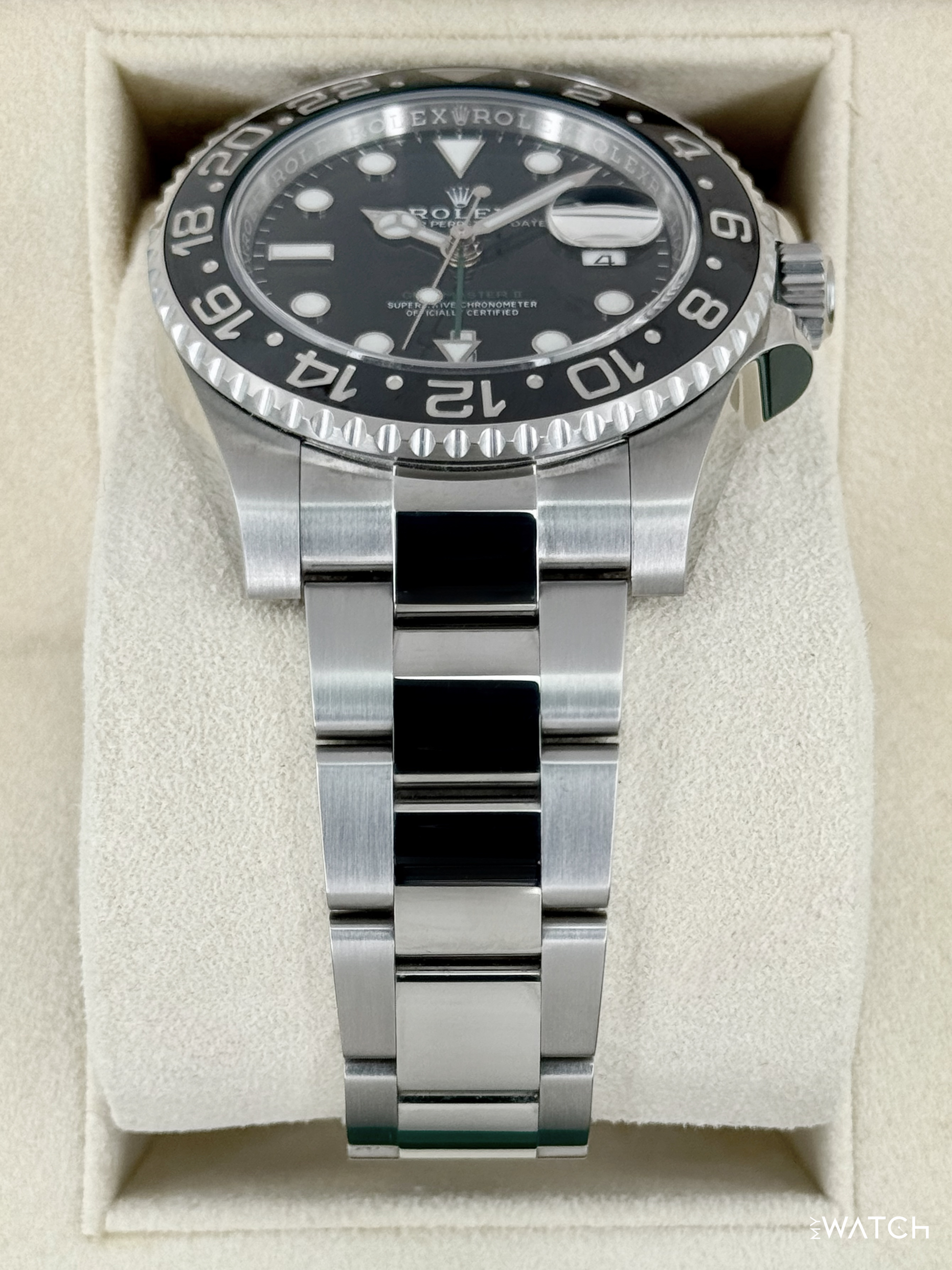 2018 Rolex GMT-Master II 40mm 116710LN Stainless Steel Black Dial - MyWatchLLC