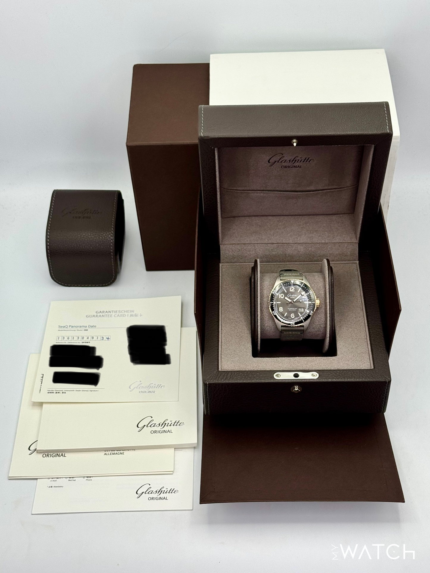 2024 Glashütte Seaq Panorama Date 43.2mm 1-36-13-04-91-34 Red Gold - MyWatchLLC