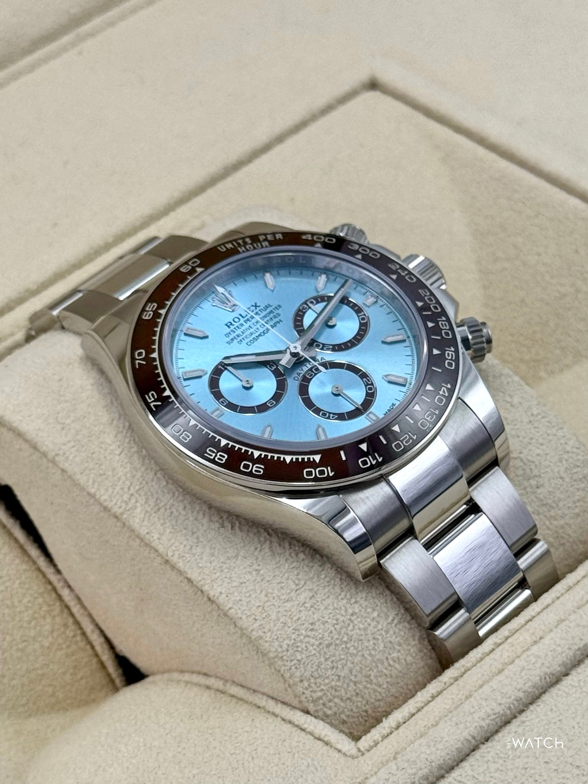 NEW 2025 Rolex Daytona 40mm 126506 Platinum Ice Blue Dial - MyWatchLLC
