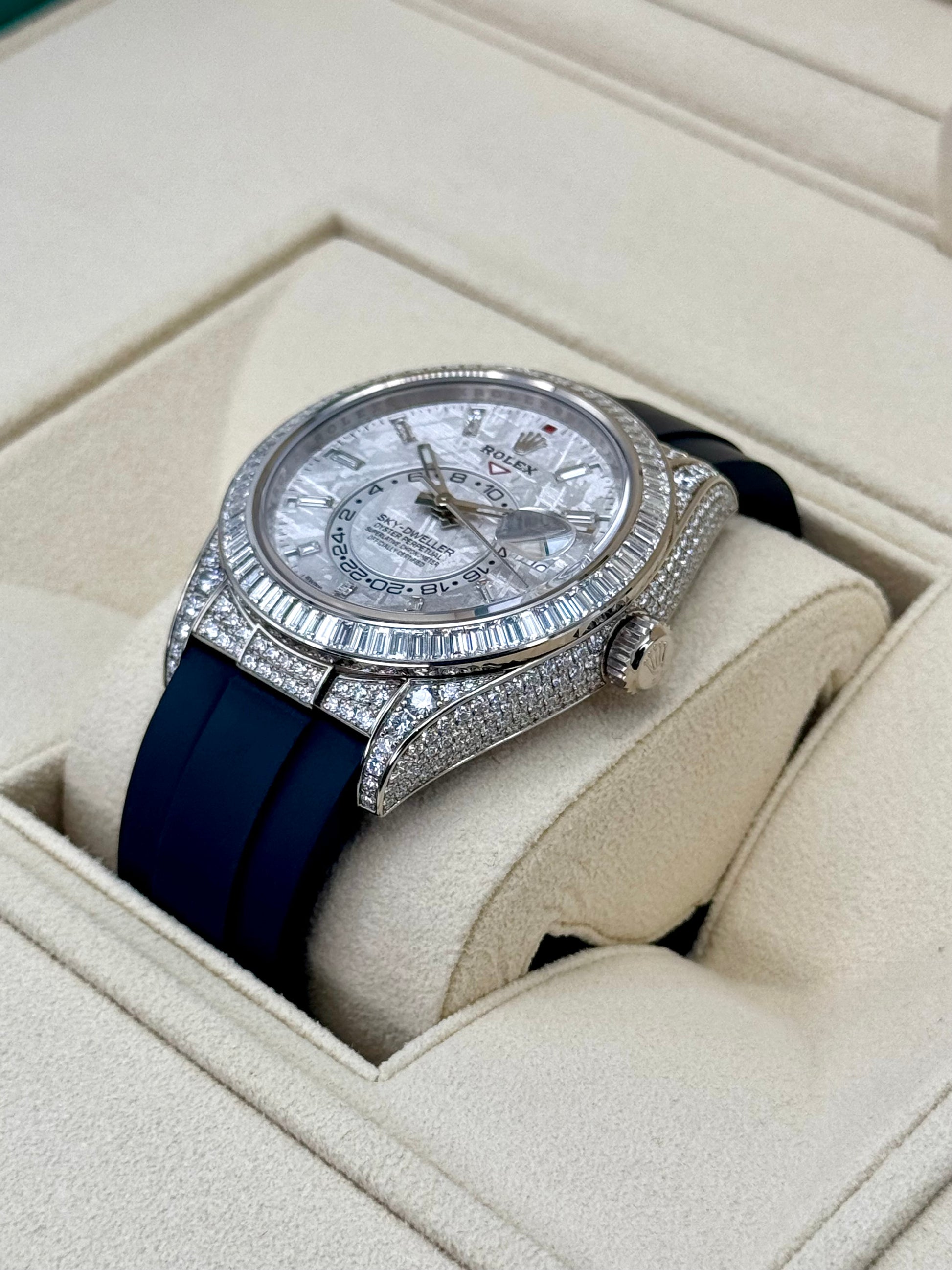 NEW 2023 Rolex Sky-Dweller Meteorite Diamond Watch 326259TBR - MyWatchLLC