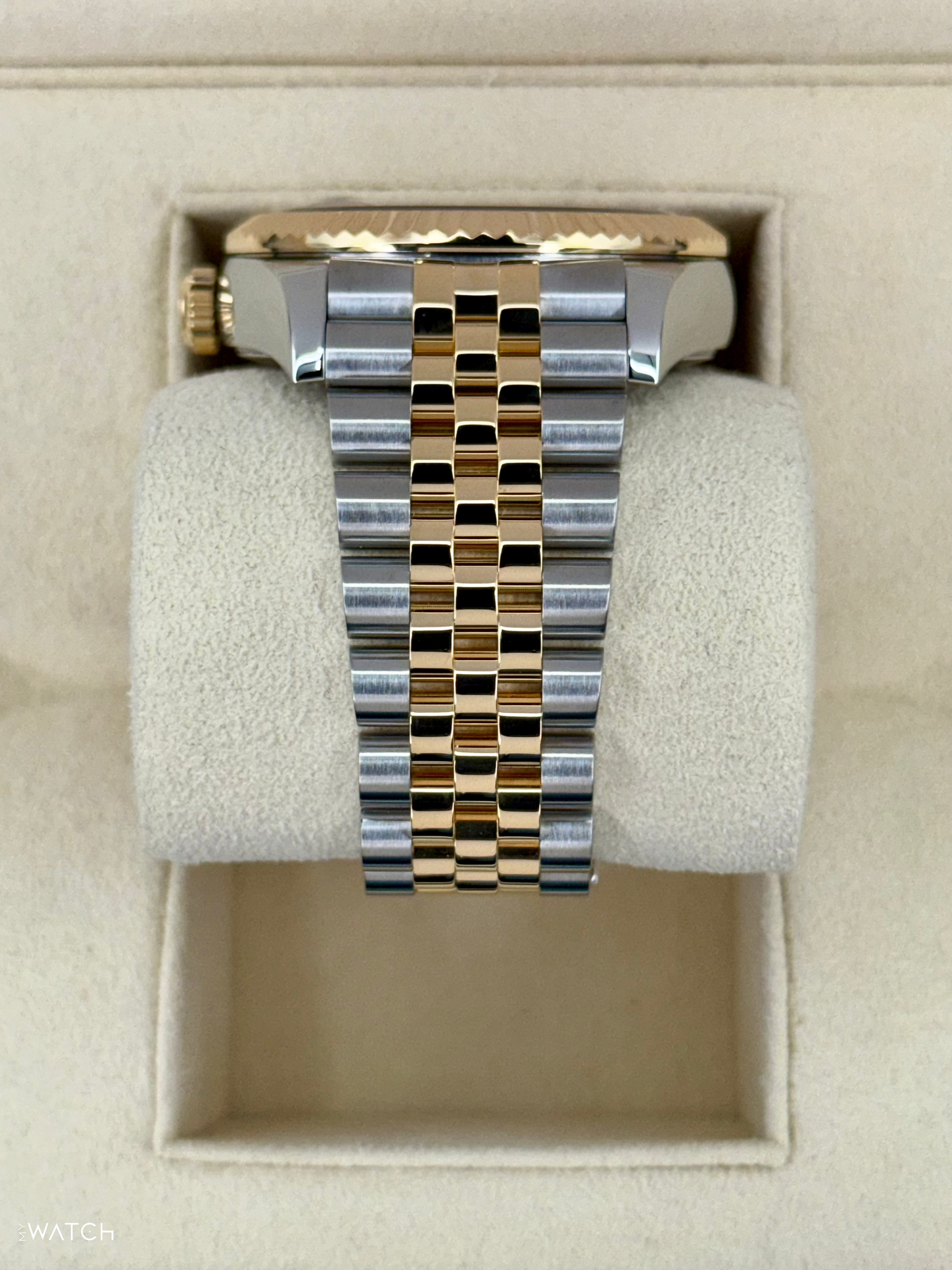 2022 Rolex Sky-Dweller 42mm 326933 Two-Tone Jubilee Champagne Dial - MyWatchLLC