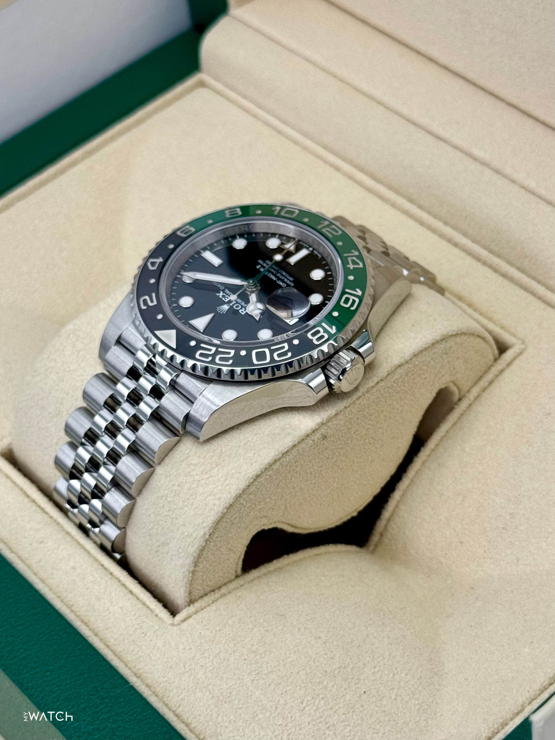 2022 Rolex GMT-Master II "Sprite" 40mm 126720VTNR Jubilee - MyWatchLLC