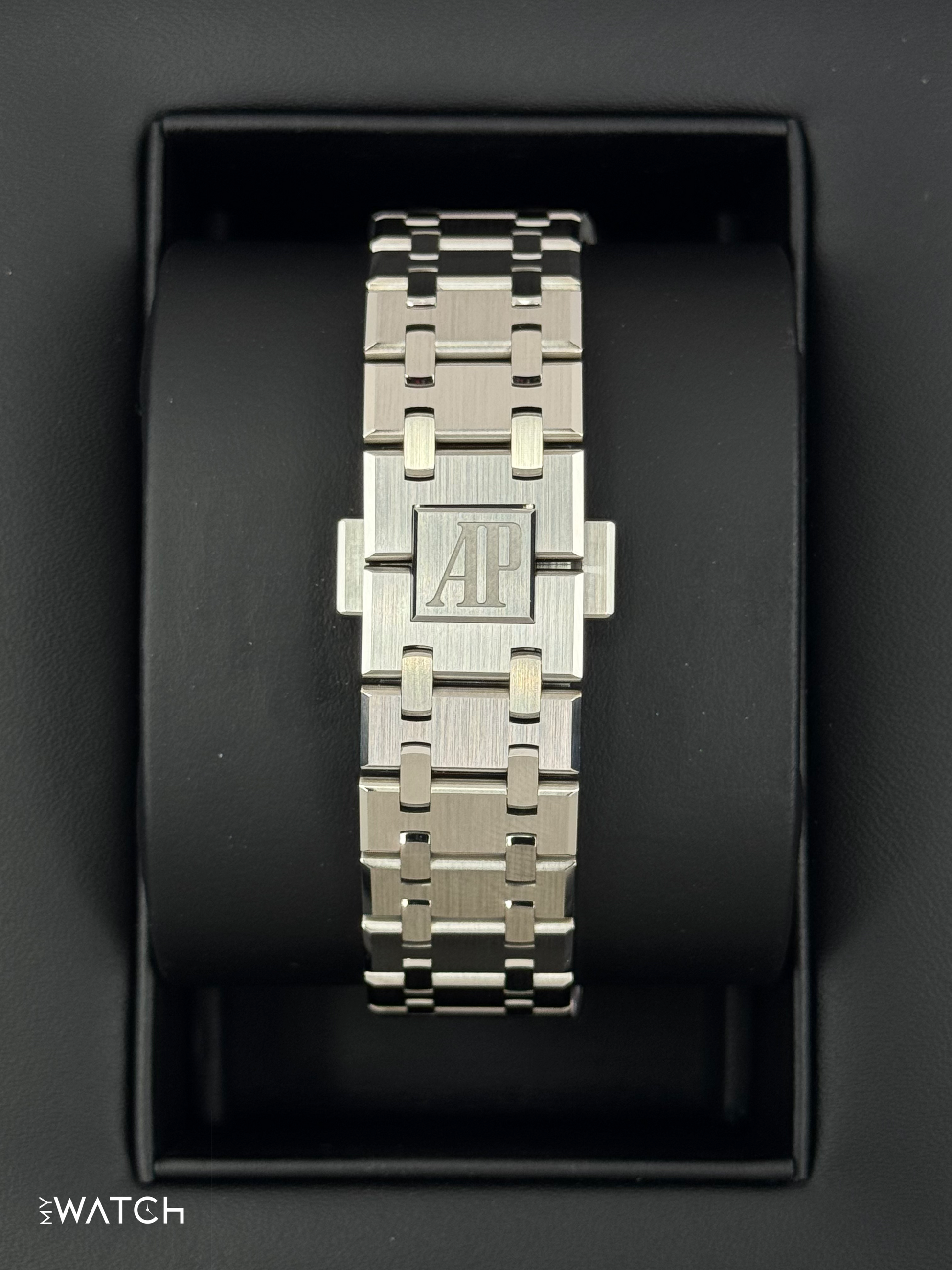 NEW 2025 Audemars Piguet Royal Oak 37mm 15551ST Stainless Steel Blue Dial - MyWatchLLC