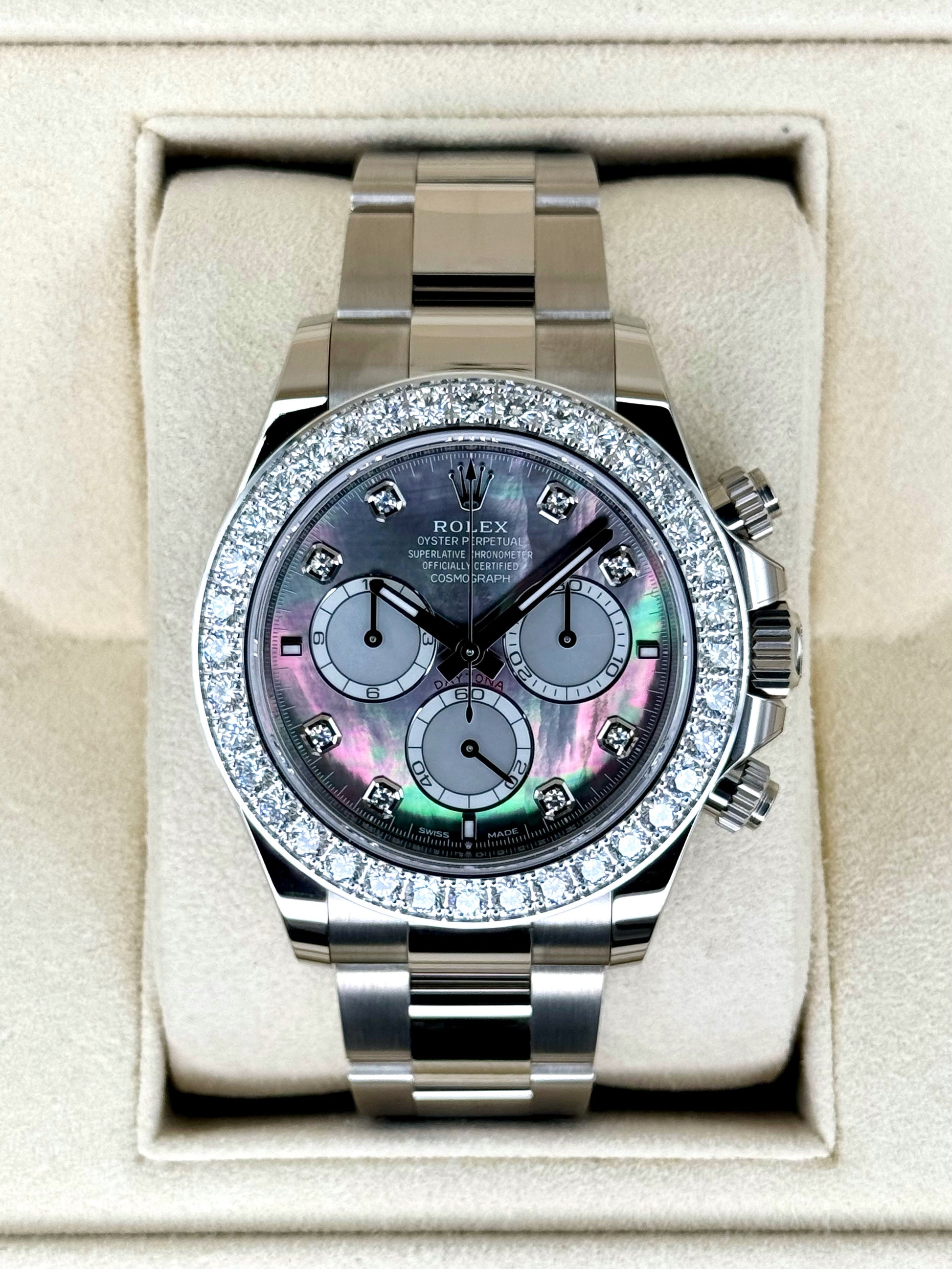NEW 2024 Rolex Daytona 40mm 126579RBR Mother of Pearl Diamond Dial - MyWatchLLC