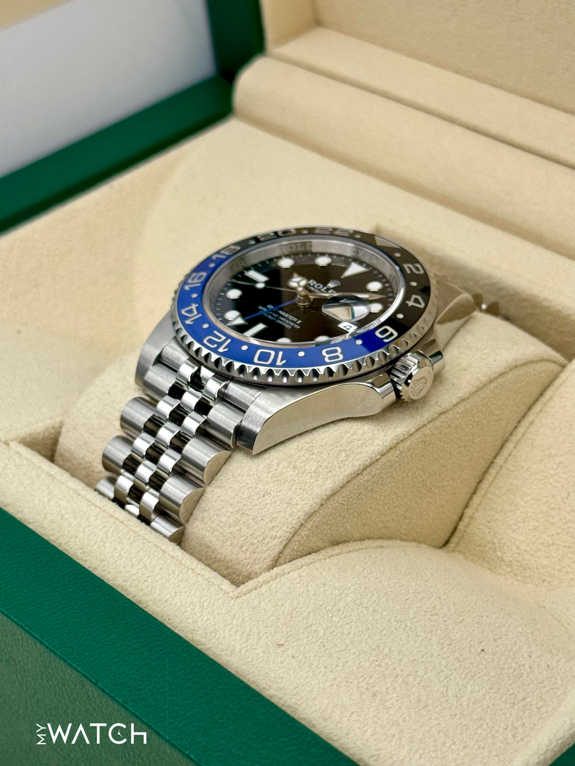 2023 Rolex GMT-Master II "Batgirl" 40mm 126710BLNR Jubilee Black Dial - MyWatchLLC