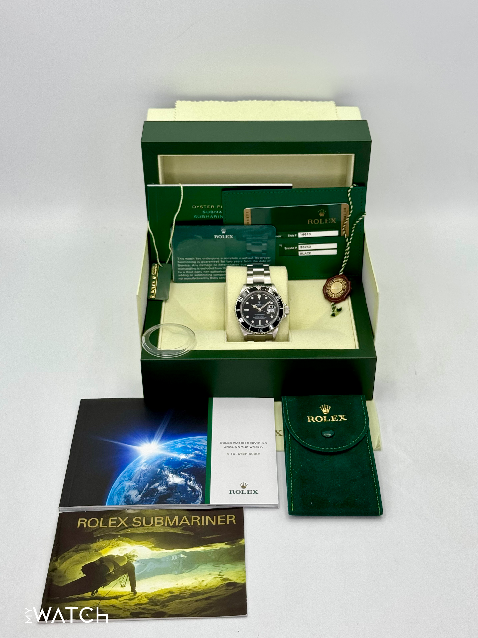 2009 Rolex Submariner Date 40mm 16610 Stainless Steel Black Dial - MyWatchLLC